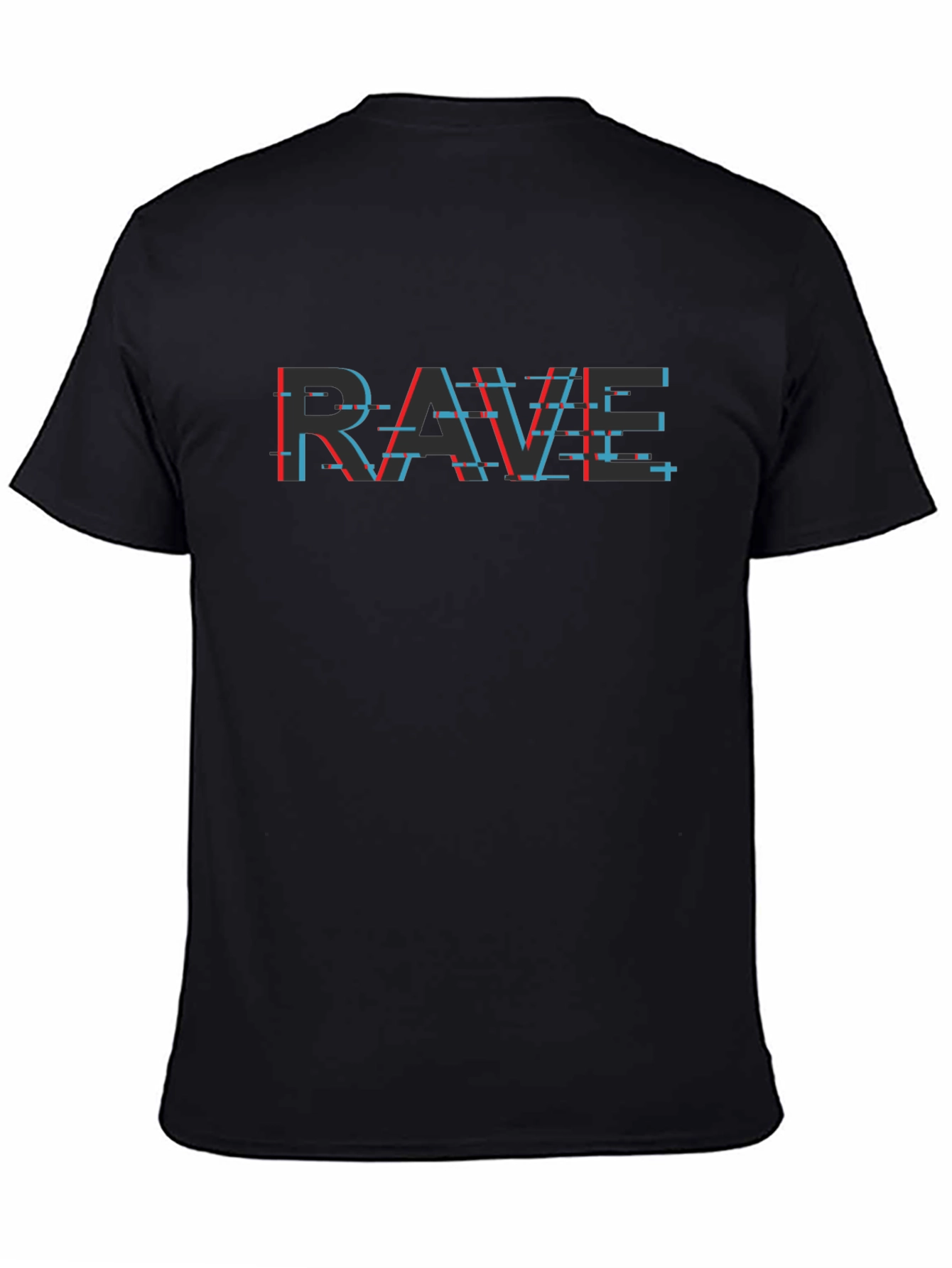 Rave Glitch T-Shirt - Stylish Graphic Tee
