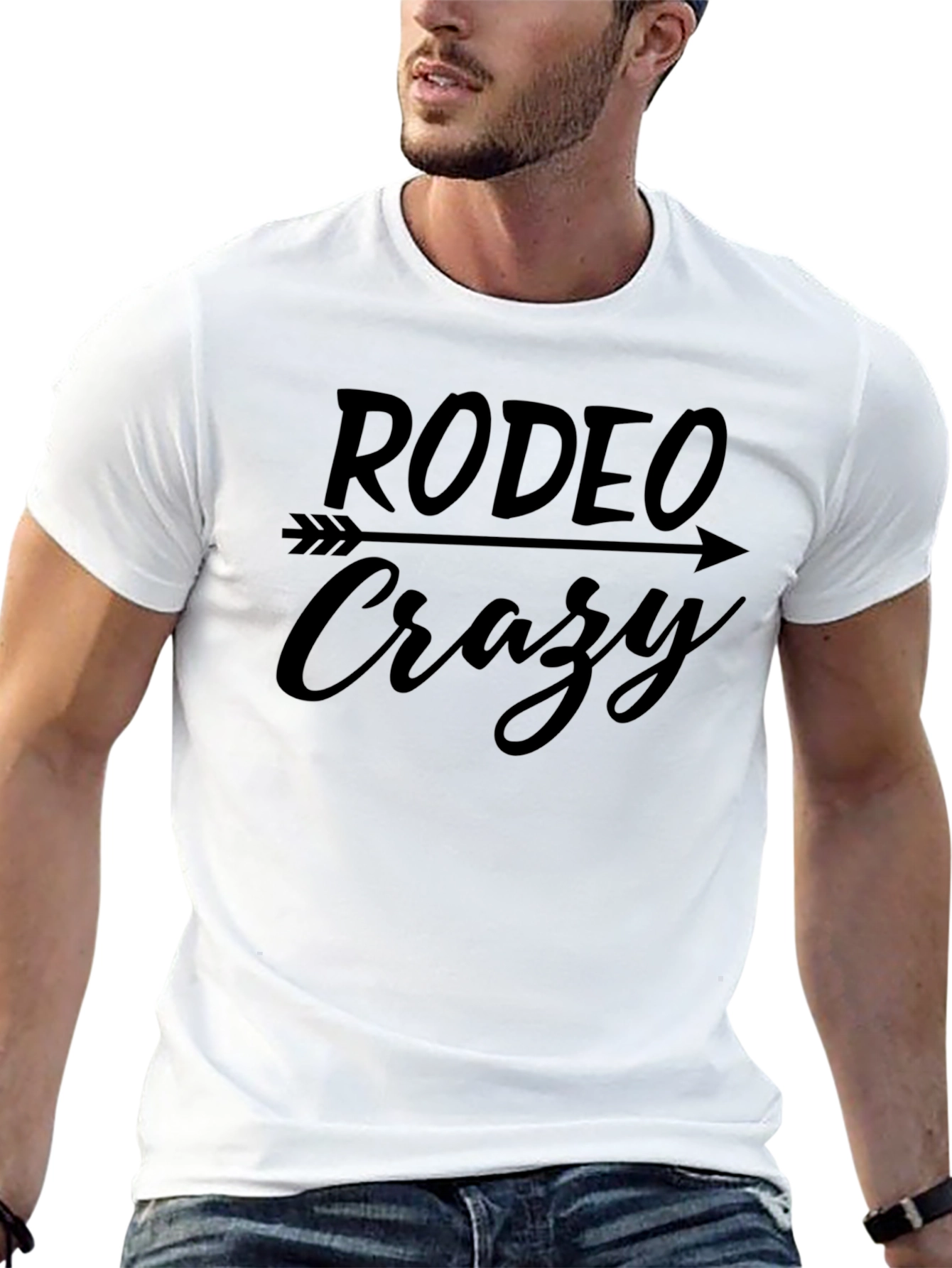 Rodeo Crazy Graphic Tee - Black Unisex T-Shirt