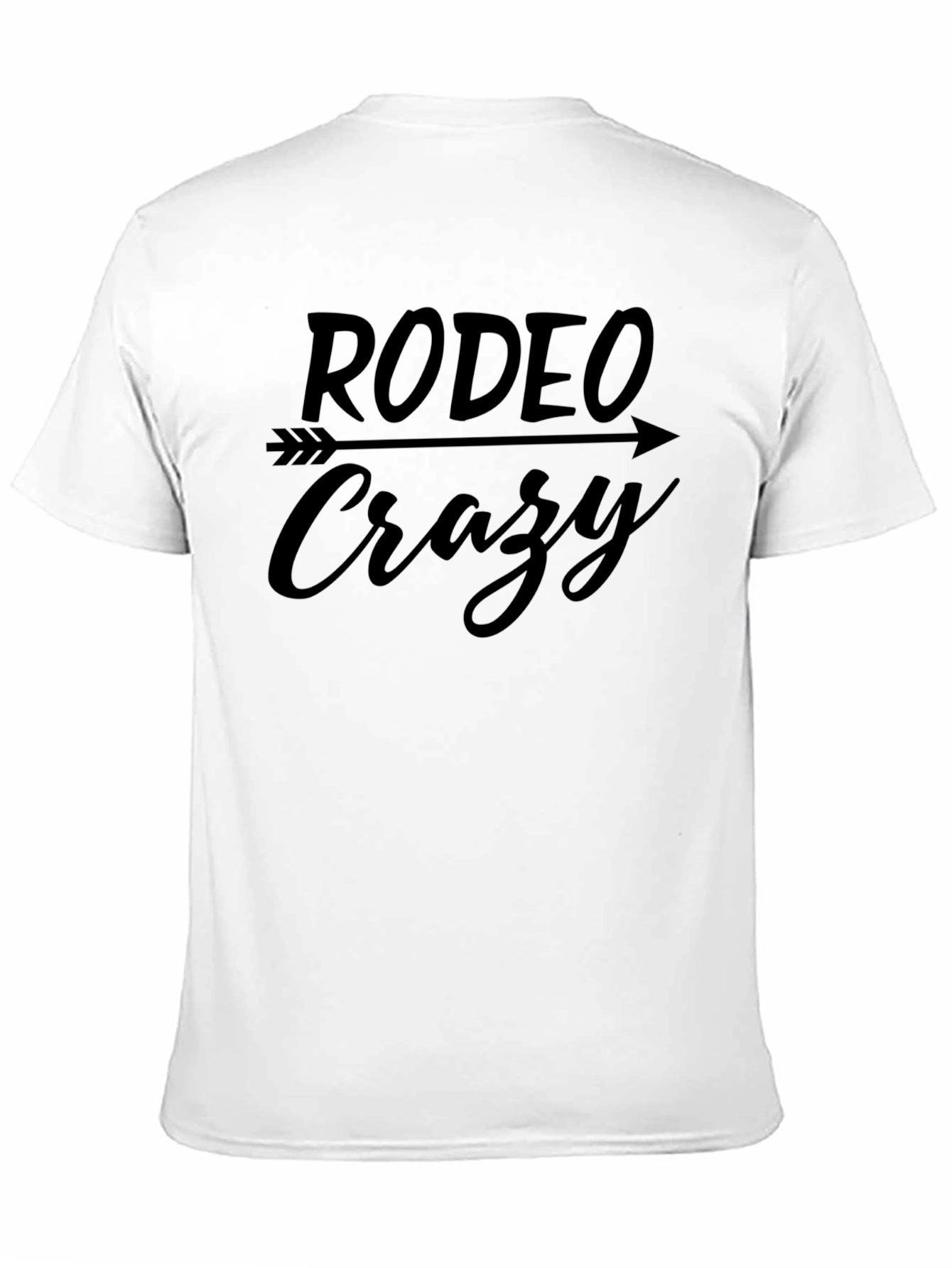 Rodeo Crazy Graphic Tee - Black Unisex T-Shirt
