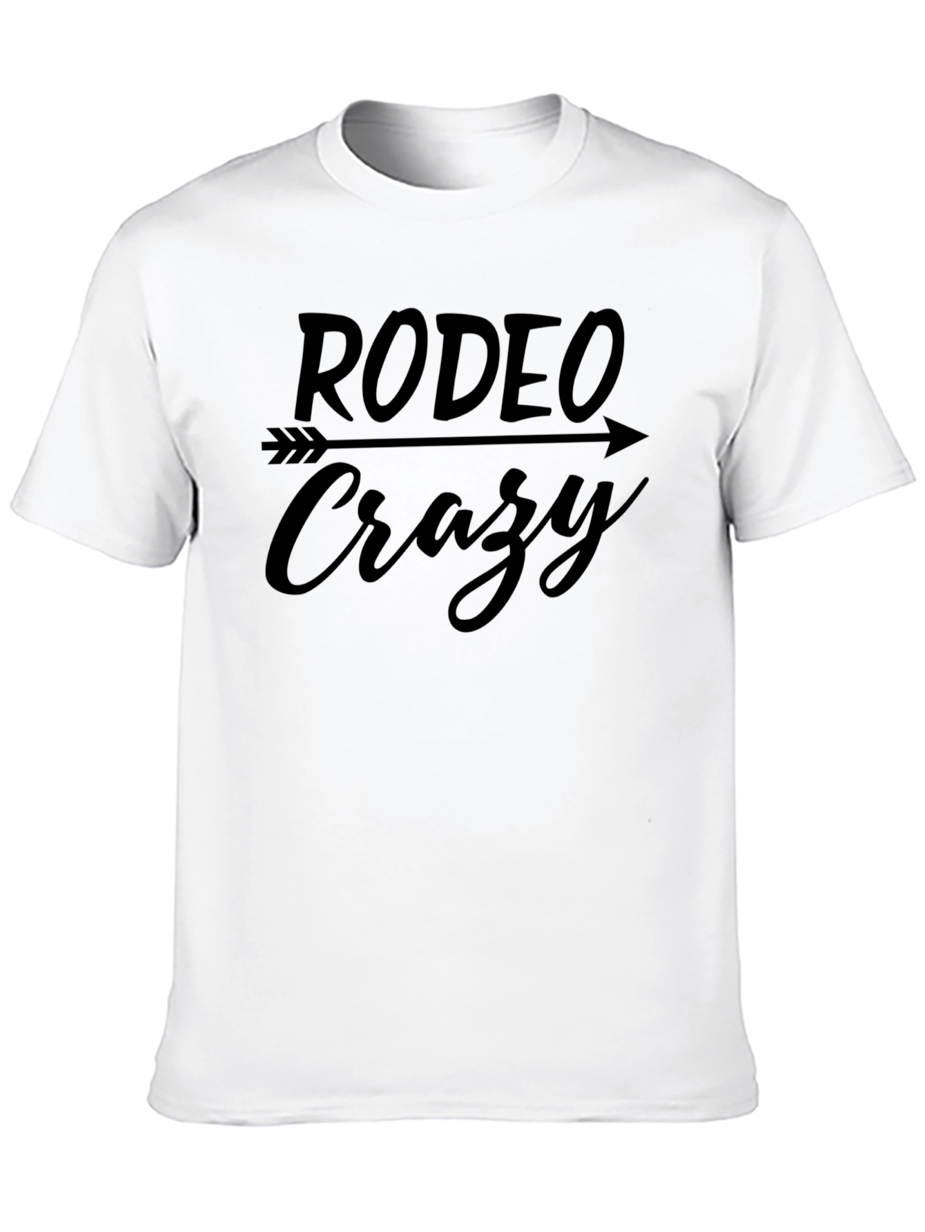 Rodeo Crazy Graphic Tee - Black Unisex T-Shirt