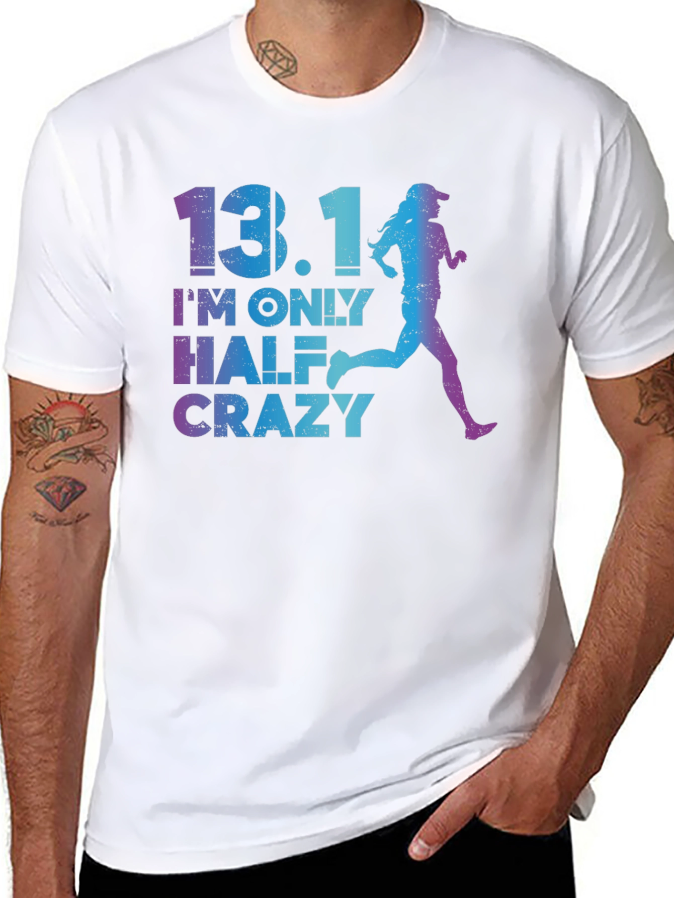13.1 Half Crazy Running T-Shirt