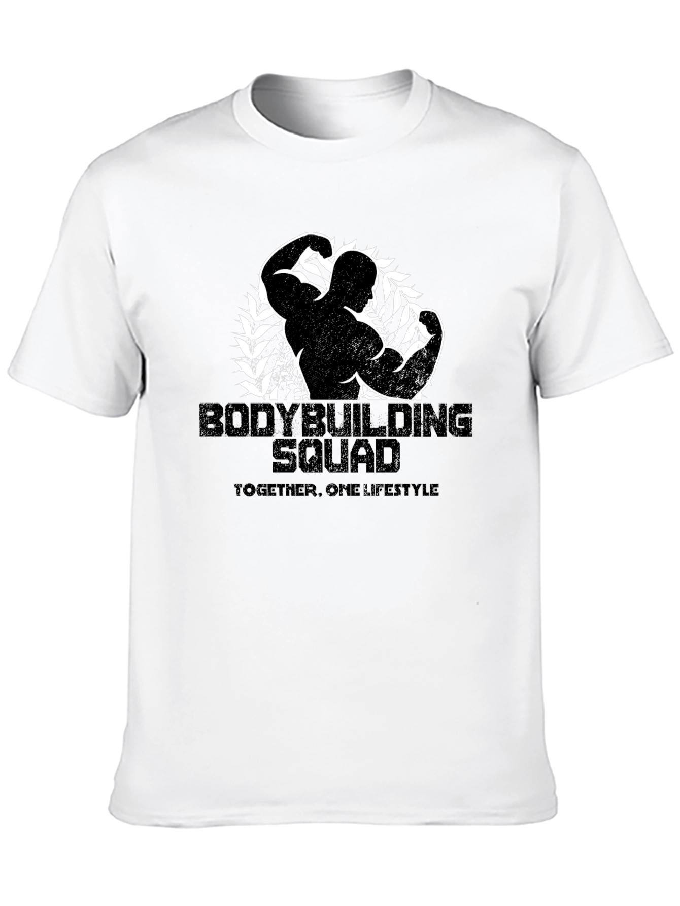 Bodybuilding Squad Black Graphic Tee