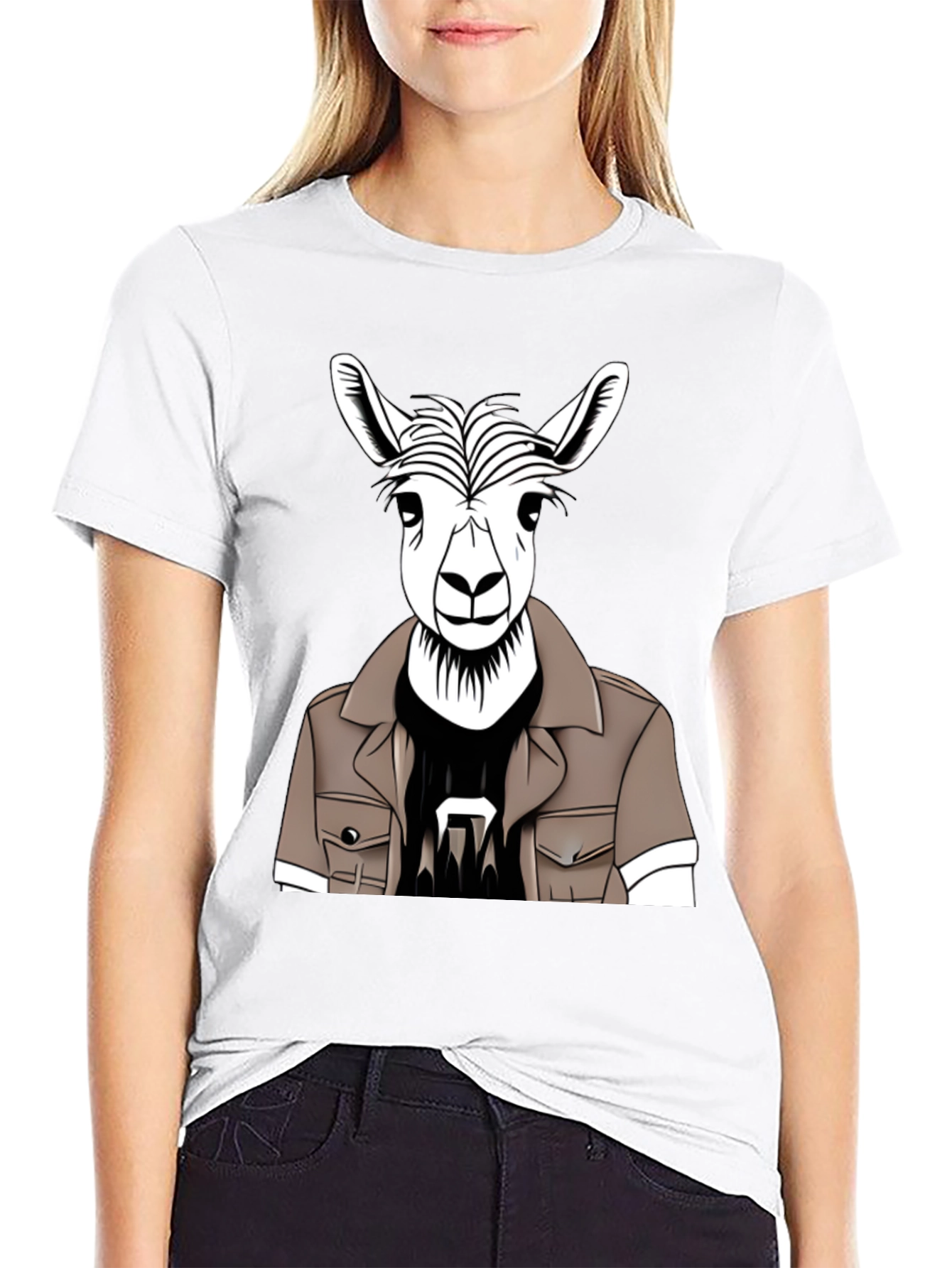 Cool Llama Graphic T-Shirt