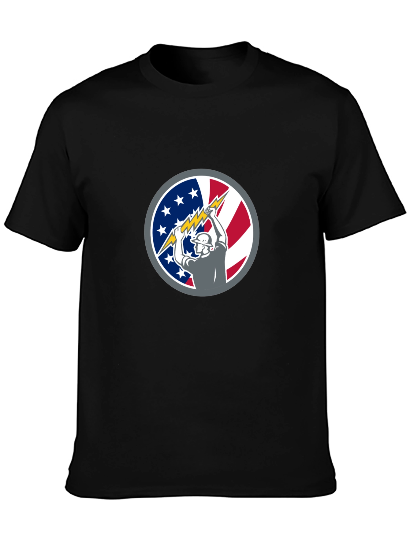American Electrician Patriotic Tee