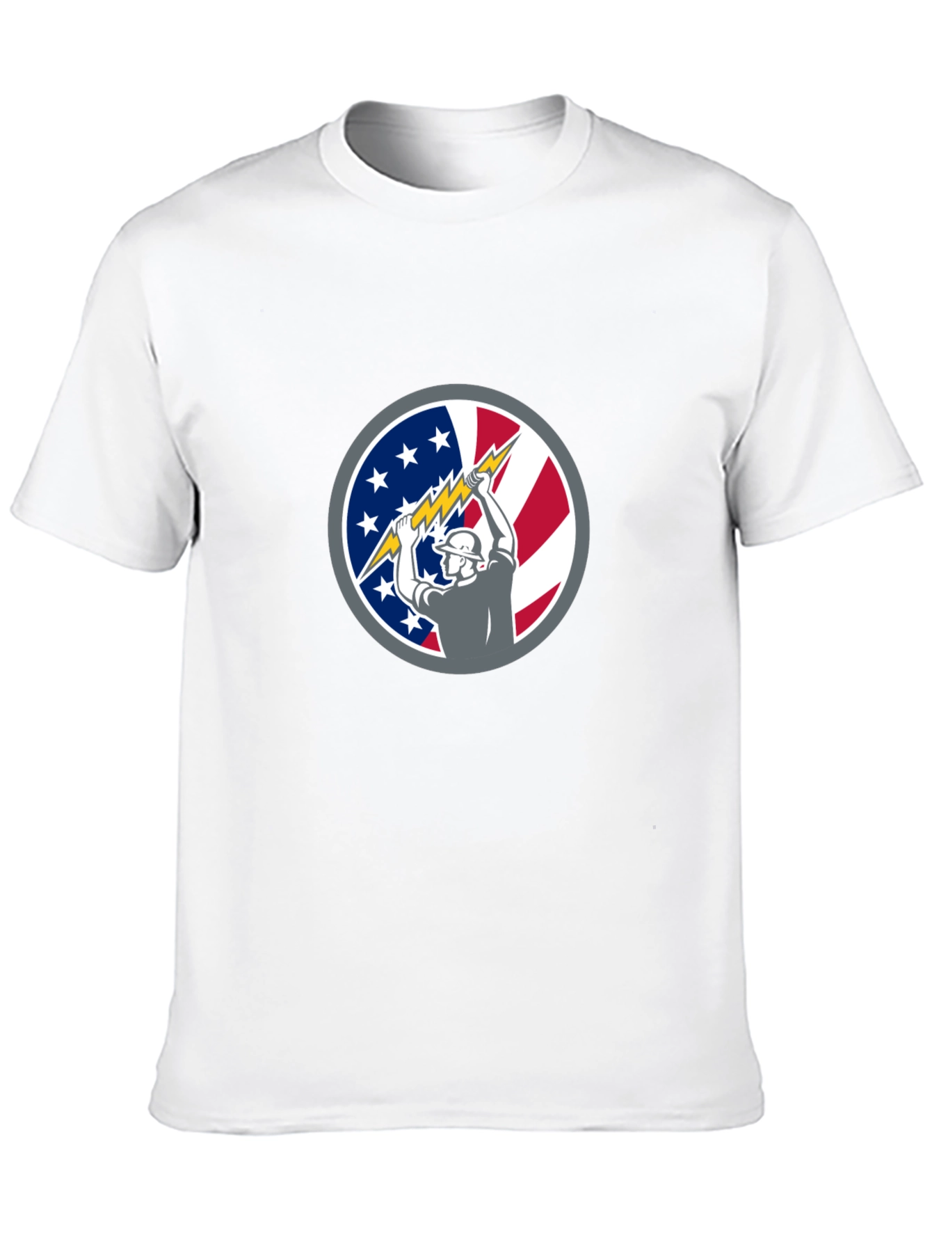 American Electrician Patriotic Tee