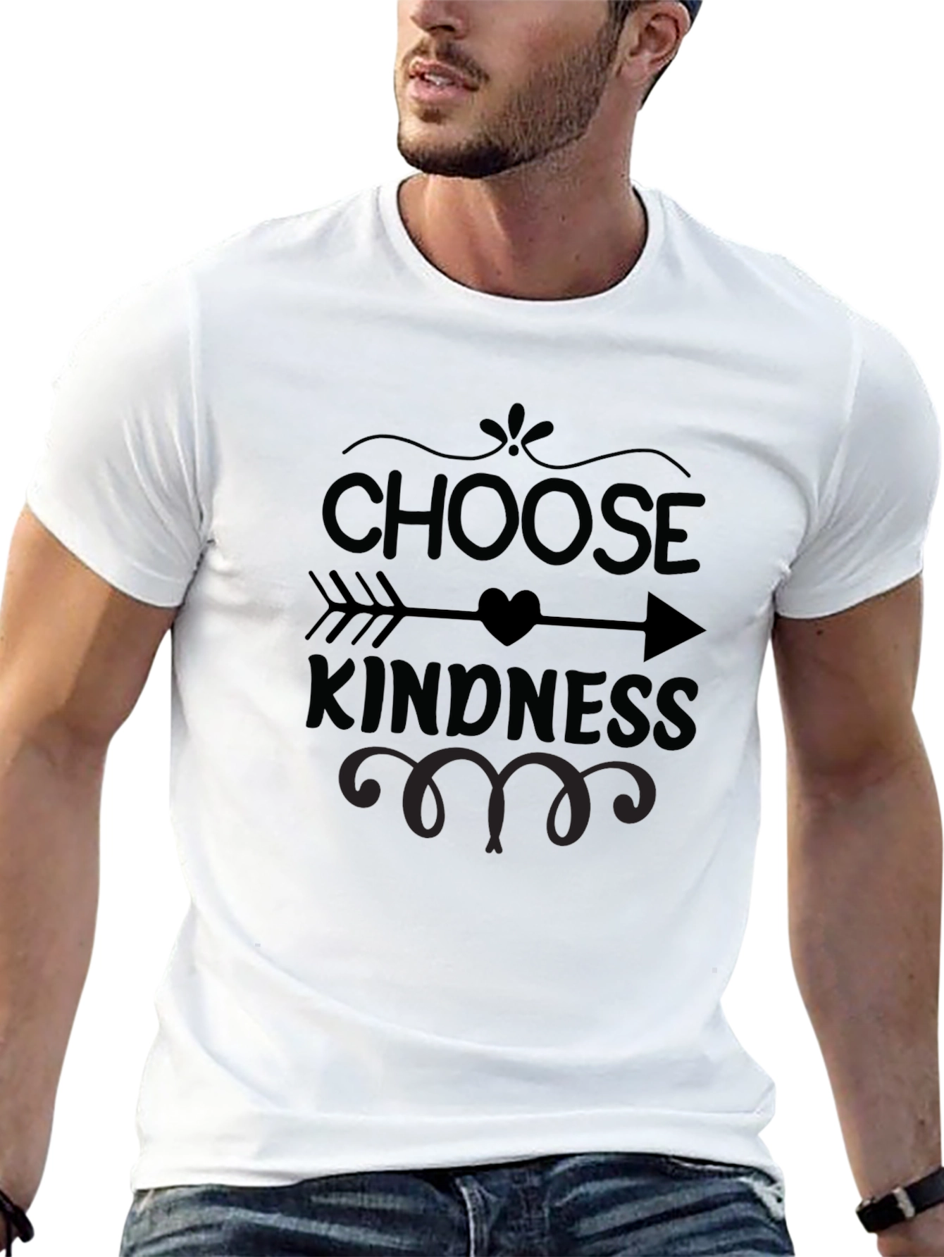 Choose Kindness T-Shirt - Heart & Arrow Design