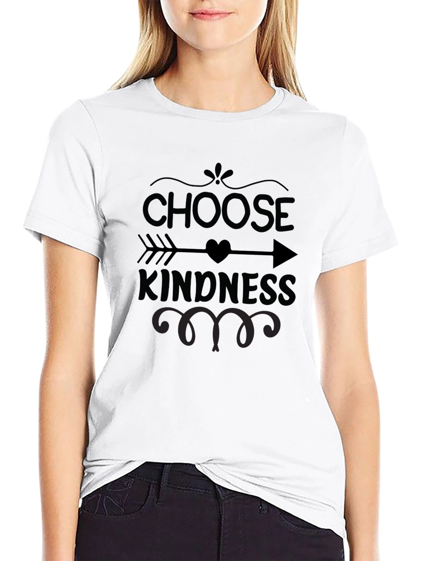 Choose Kindness T-Shirt - Heart & Arrow Design