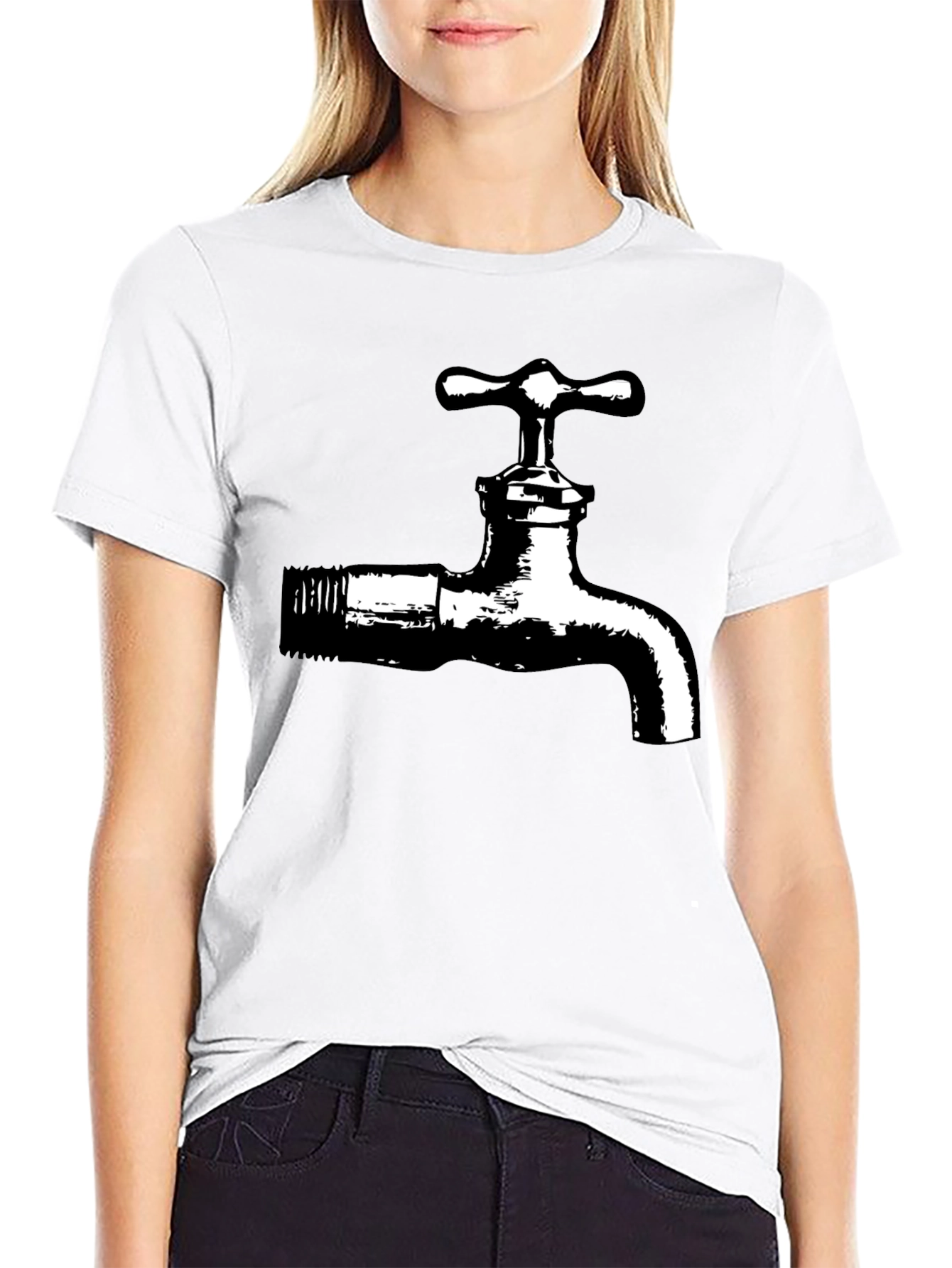 Faucet Graphic Tee - Cool & Casual