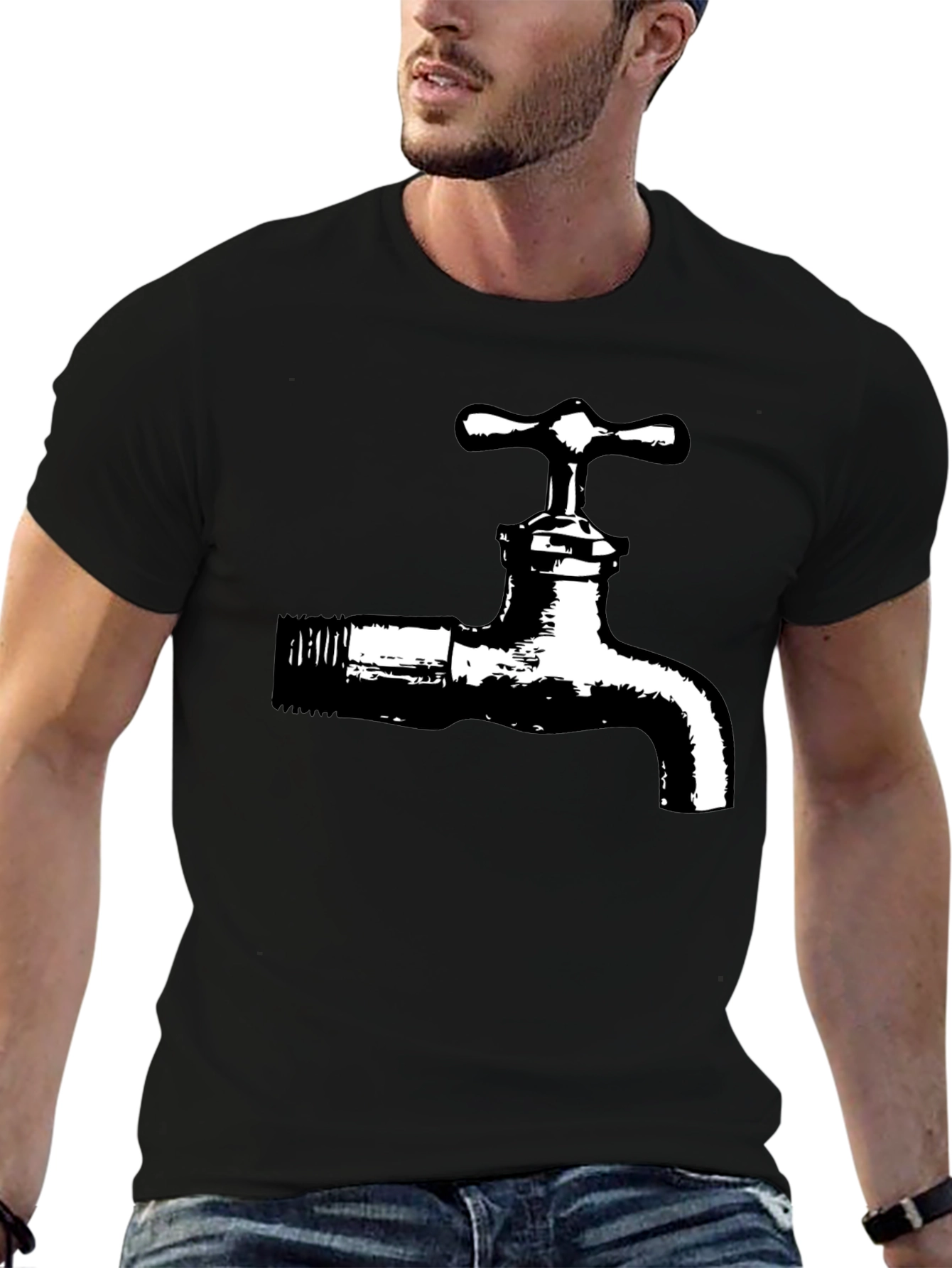Faucet Graphic Tee - Cool & Casual