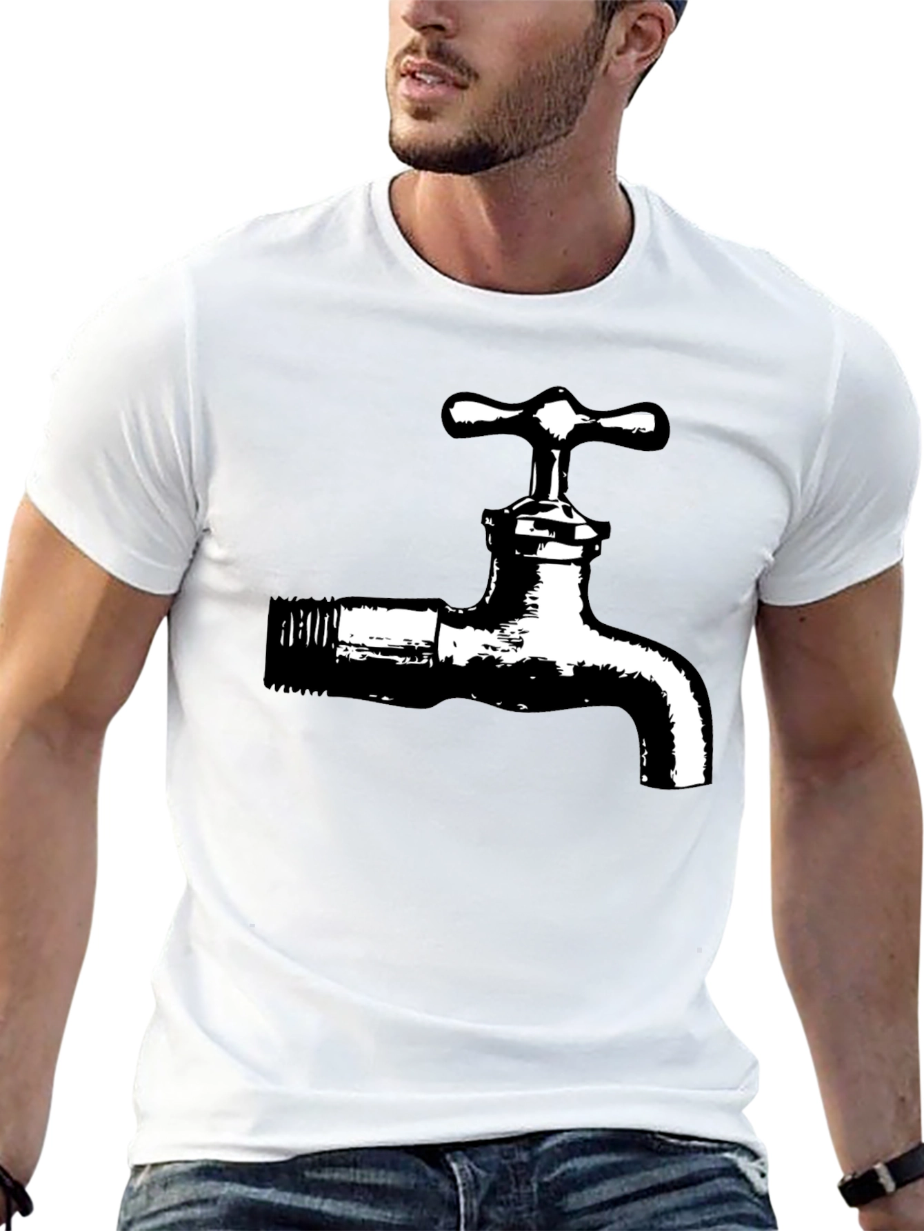 Faucet Graphic Tee - Cool & Casual