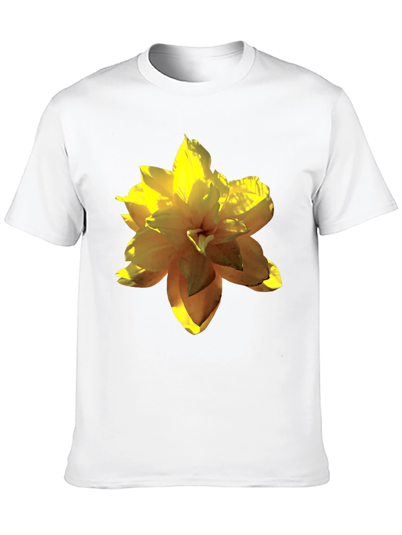 Floral Print Black T-Shirt for Men