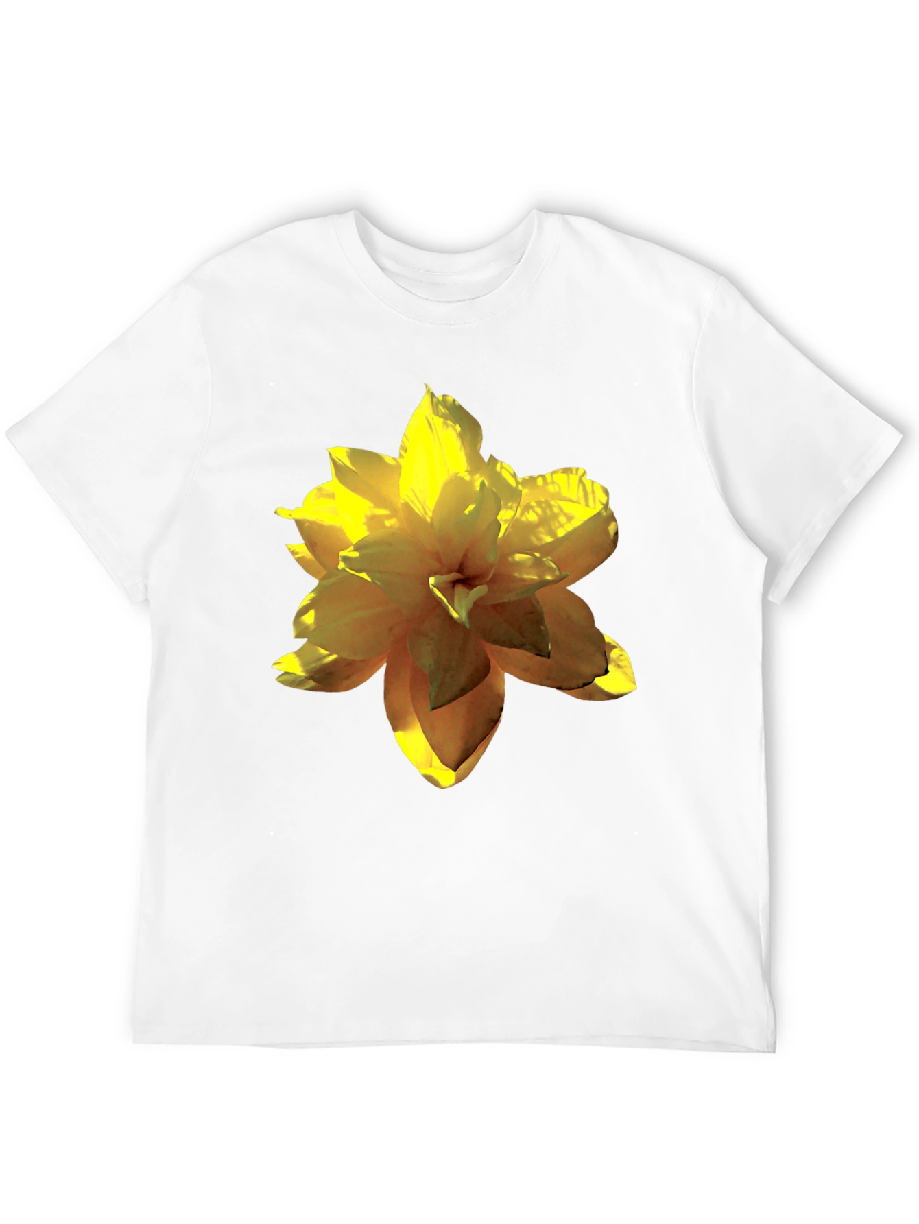 Floral Print Black T-Shirt for Men