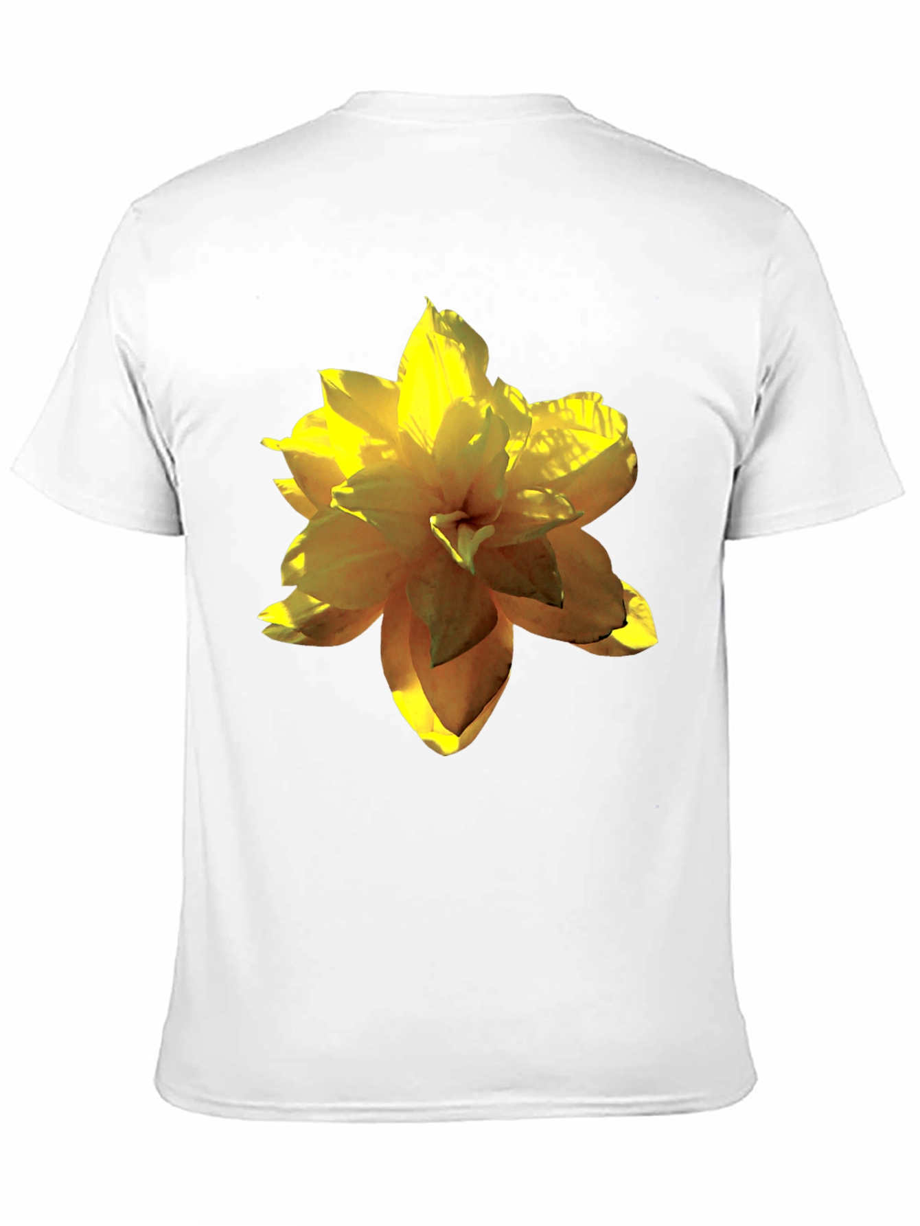 Floral Print Black T-Shirt for Men