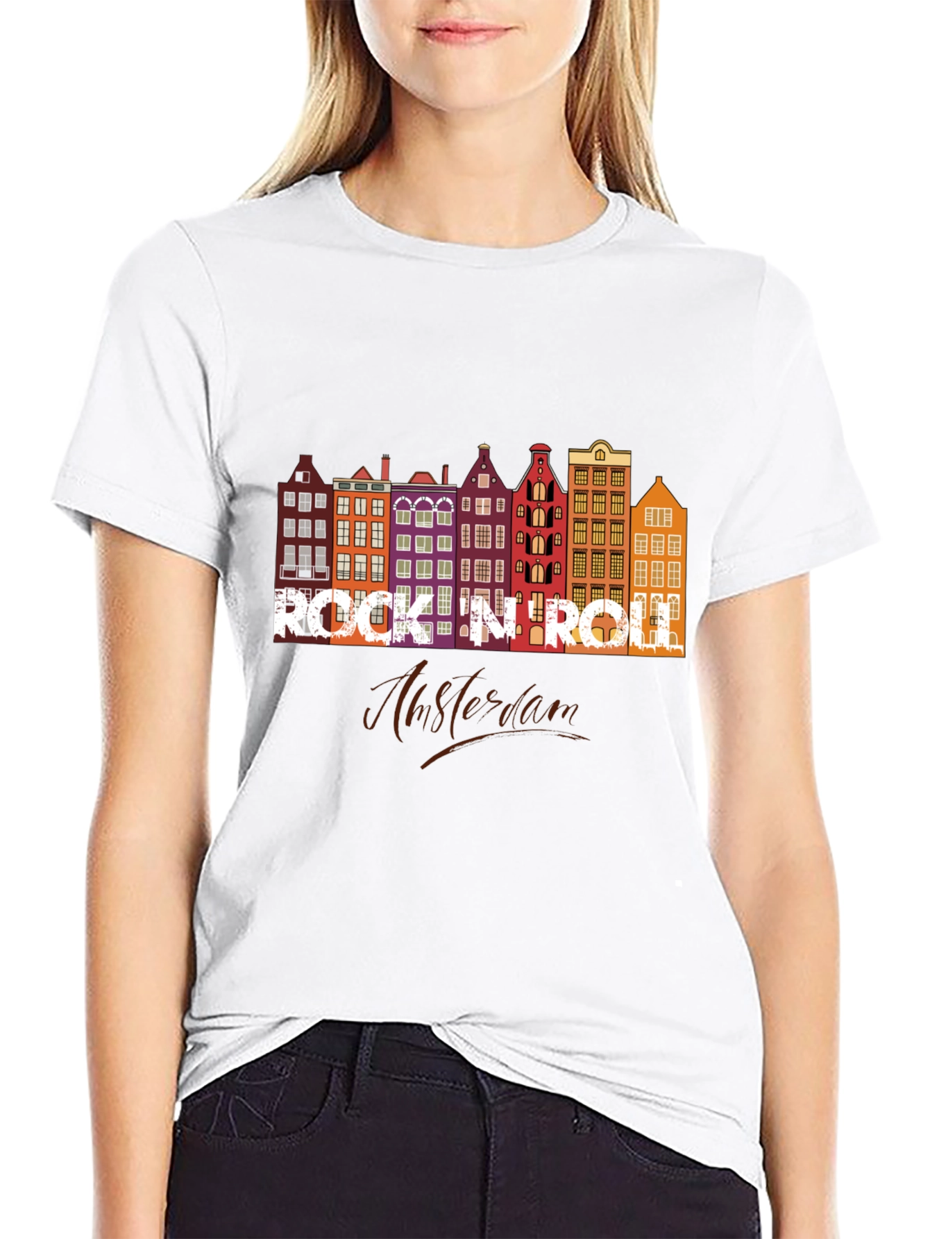 Rock N Roll Amsterdam Graphic T-Shirt
