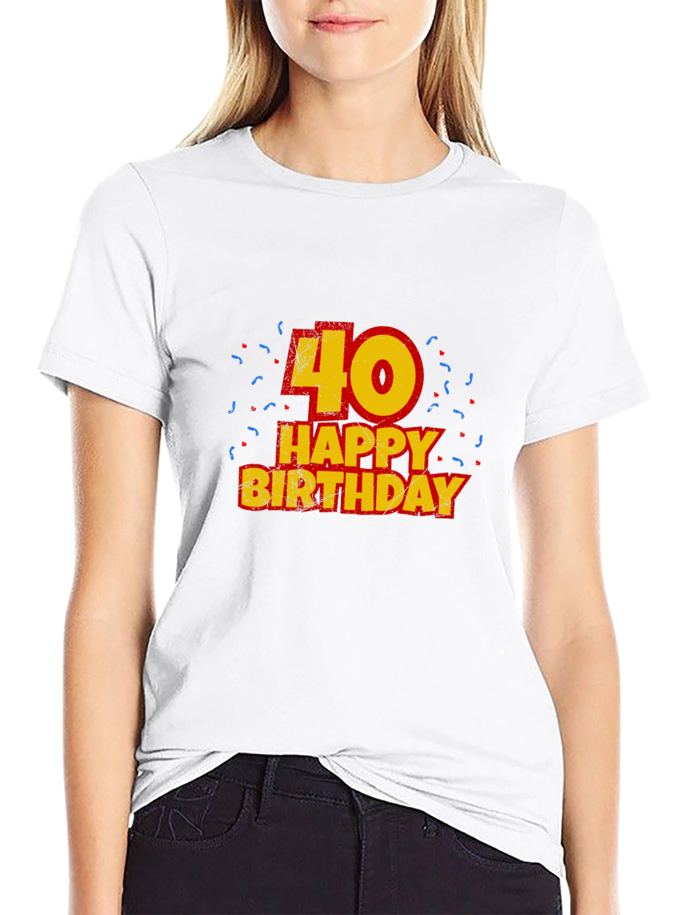 Mens 40th Birthday T-Shirt - Black