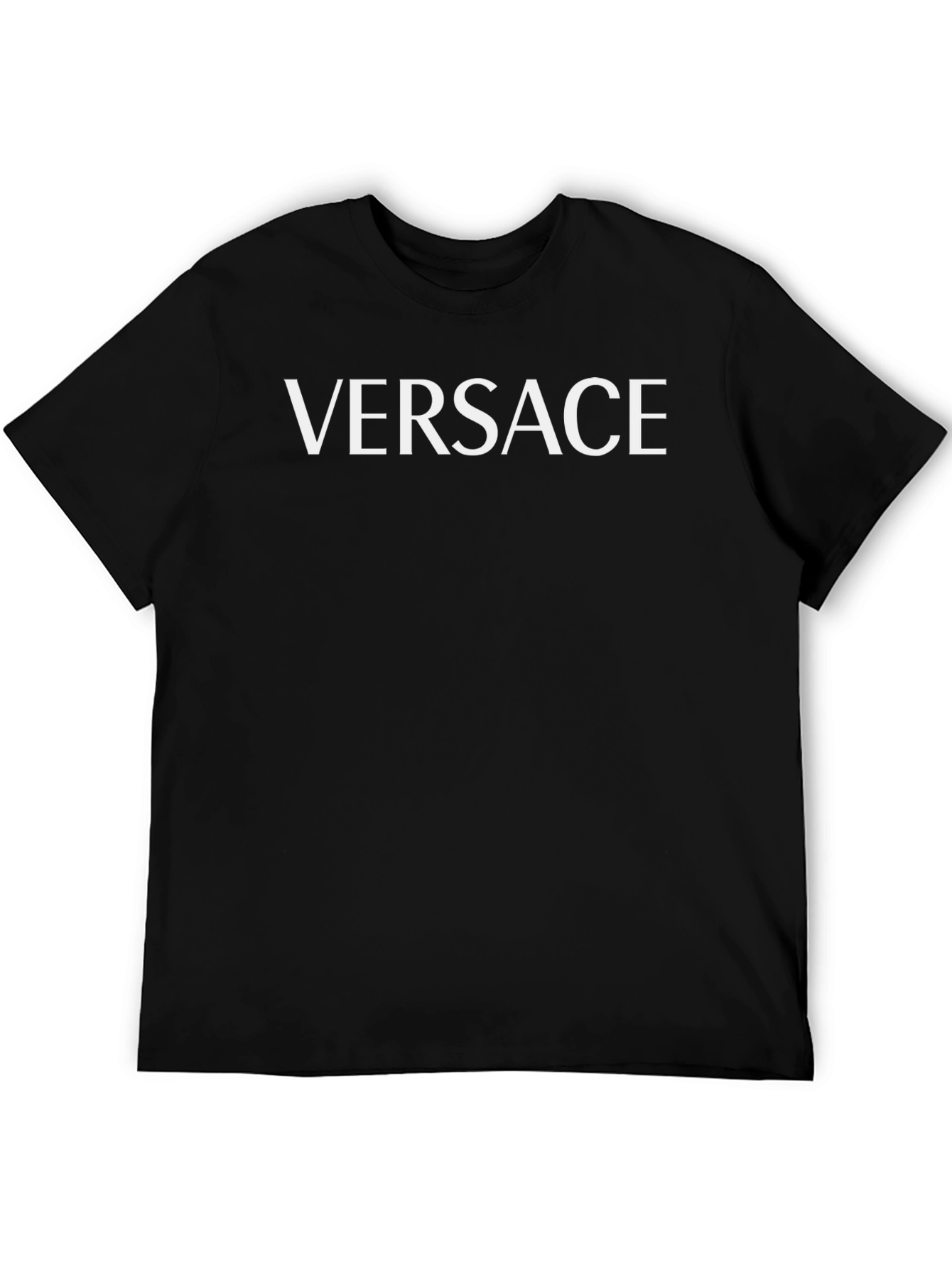 Versace Print Black T-Shirt - Stylish & Comfortable
