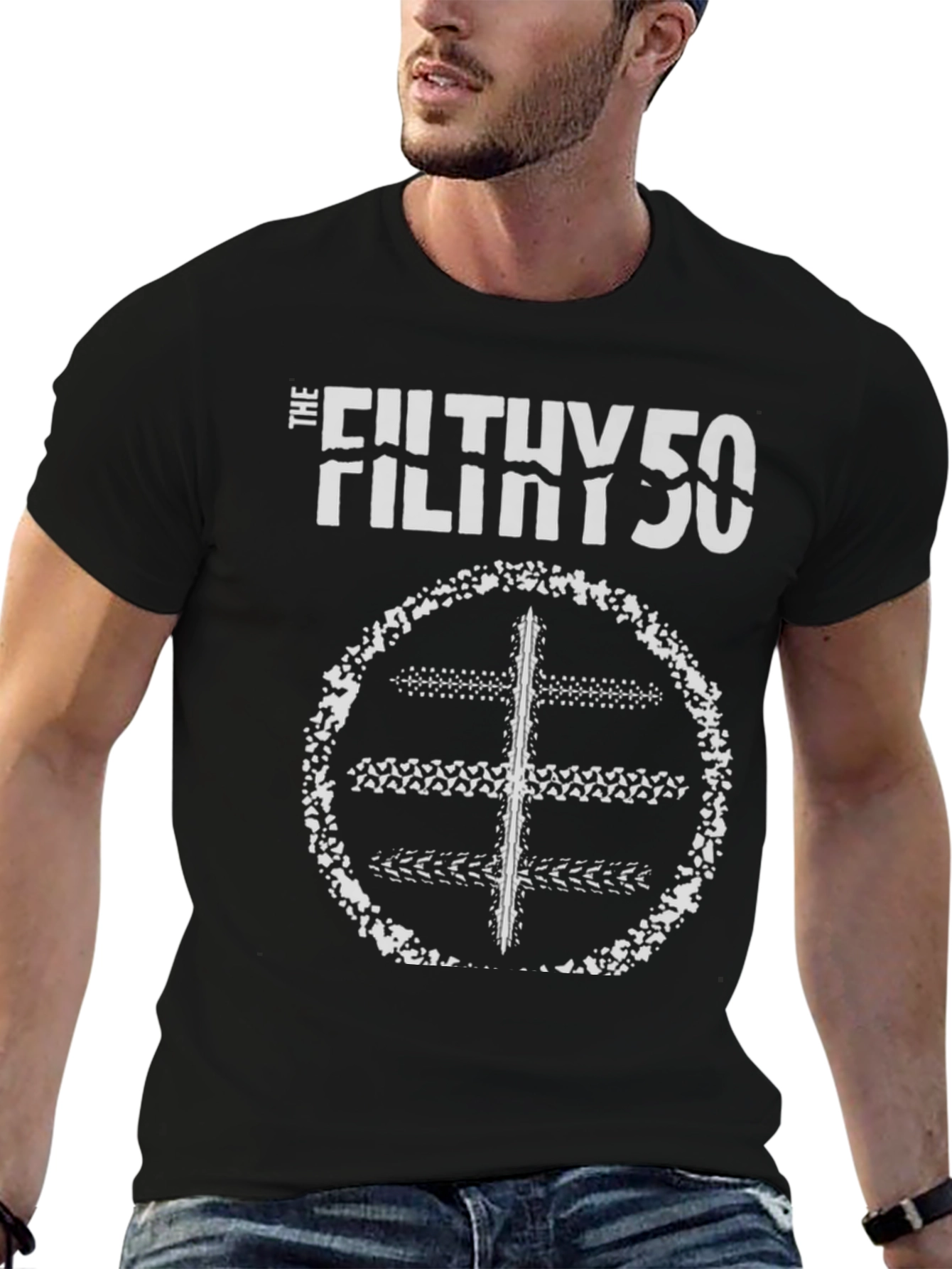 The Filthy 50 Black Graphic Tee