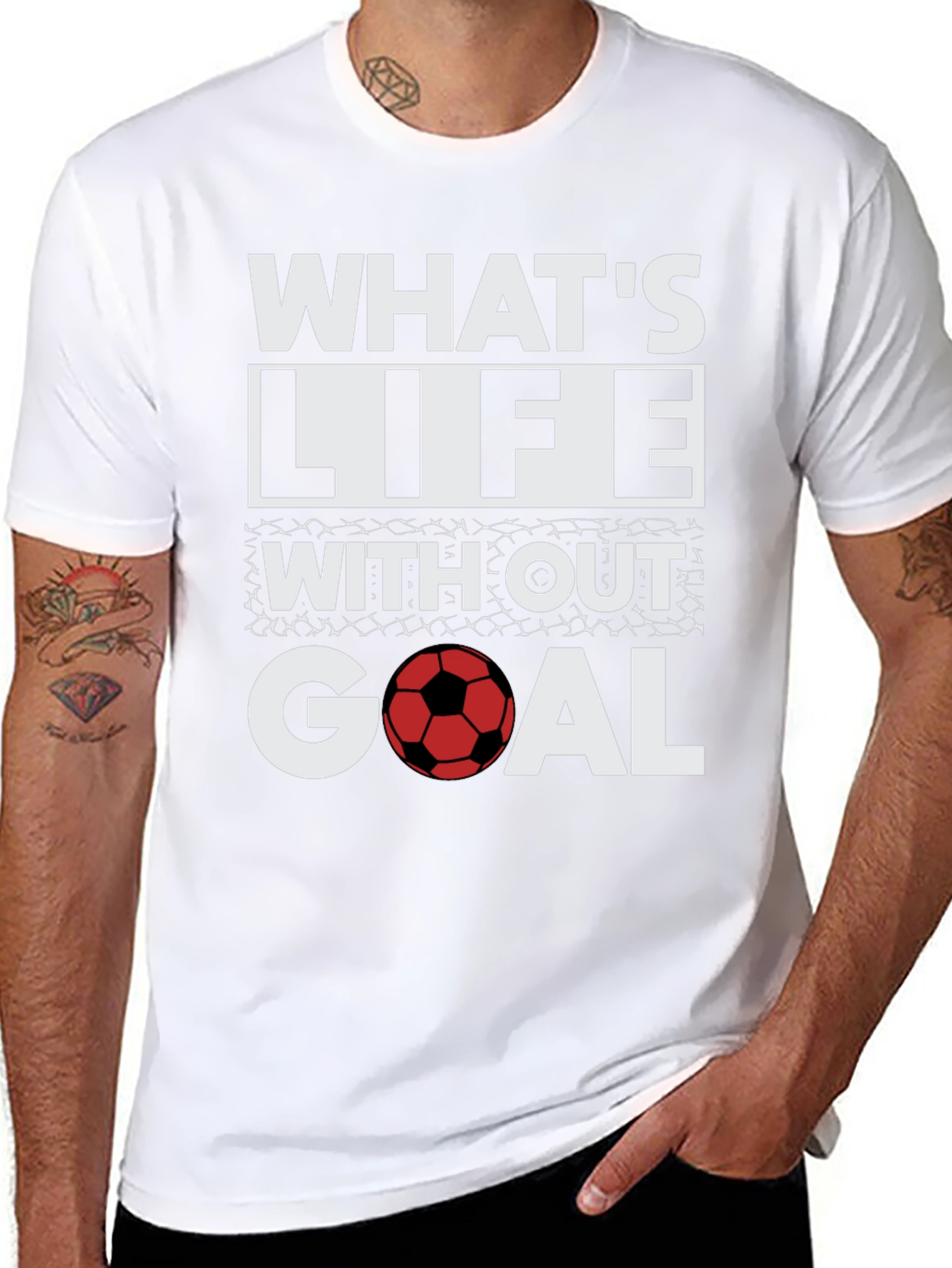 Soccer Goal T-Shirt - Whats Life Without Goal?