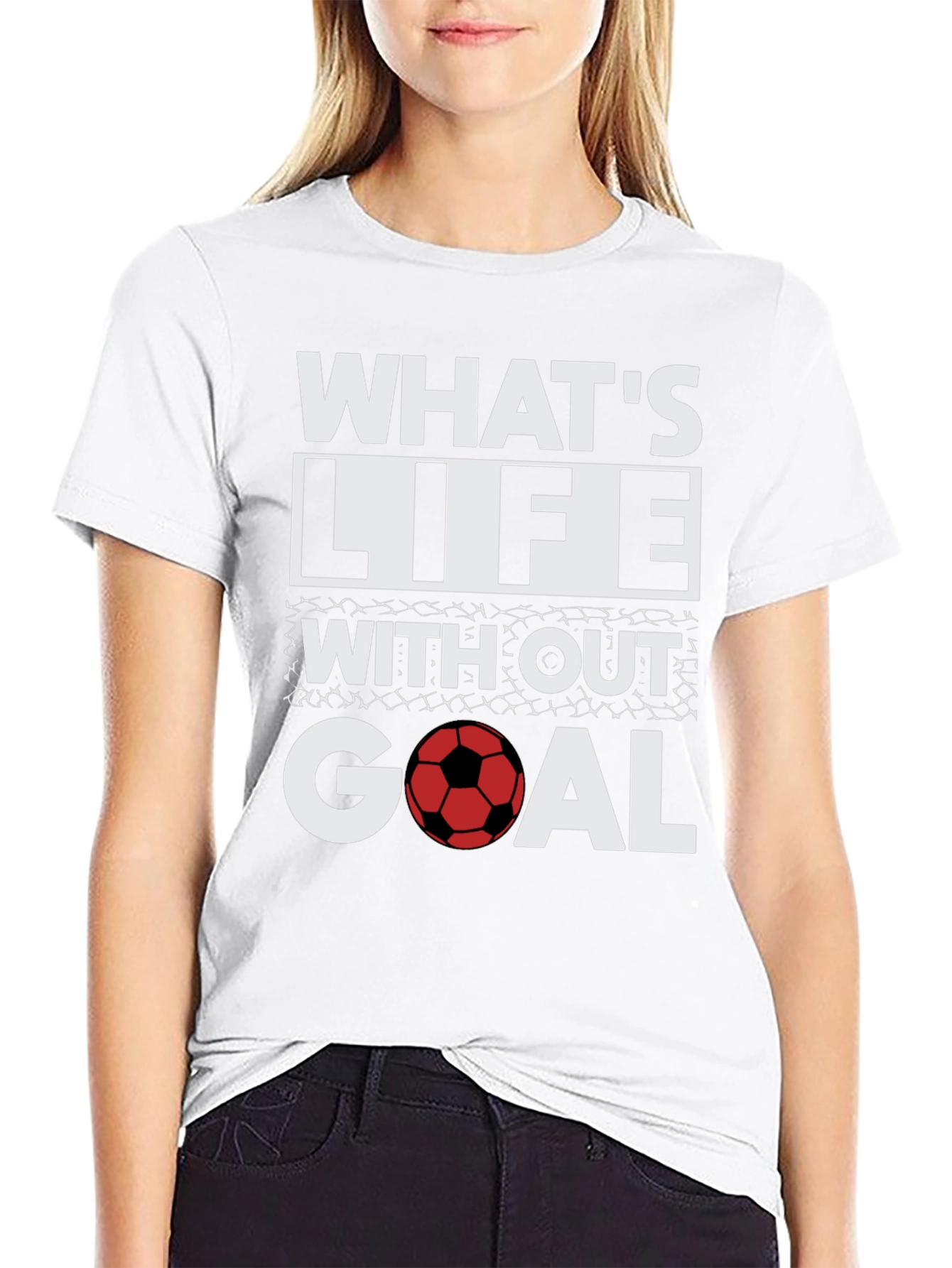 Soccer Goal T-Shirt - Whats Life Without Goal?
