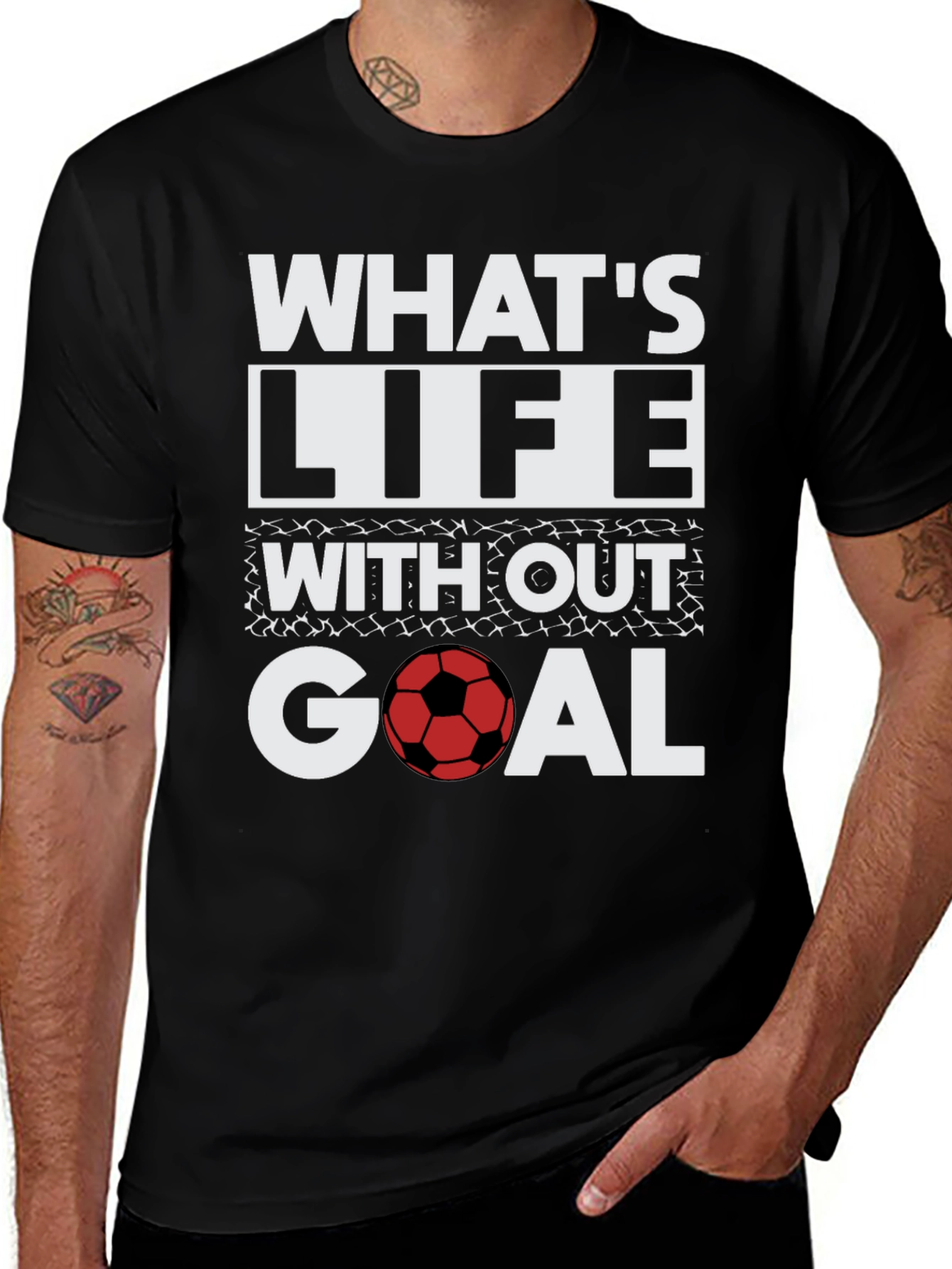Soccer Goal T-Shirt - Whats Life Without Goal?