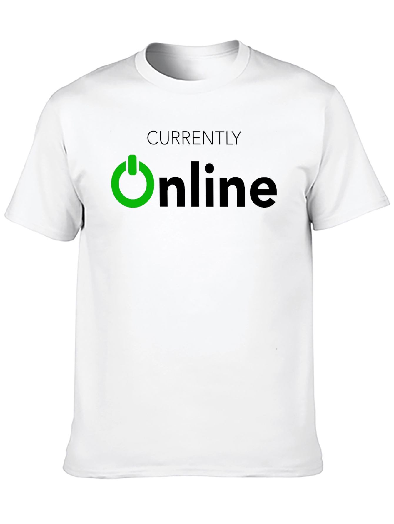 Currently Online Black T-Shirt