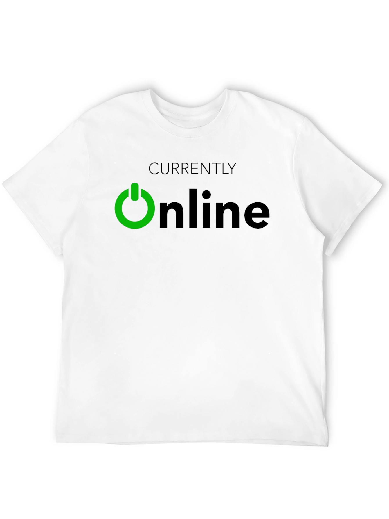 Currently Online Black T-Shirt