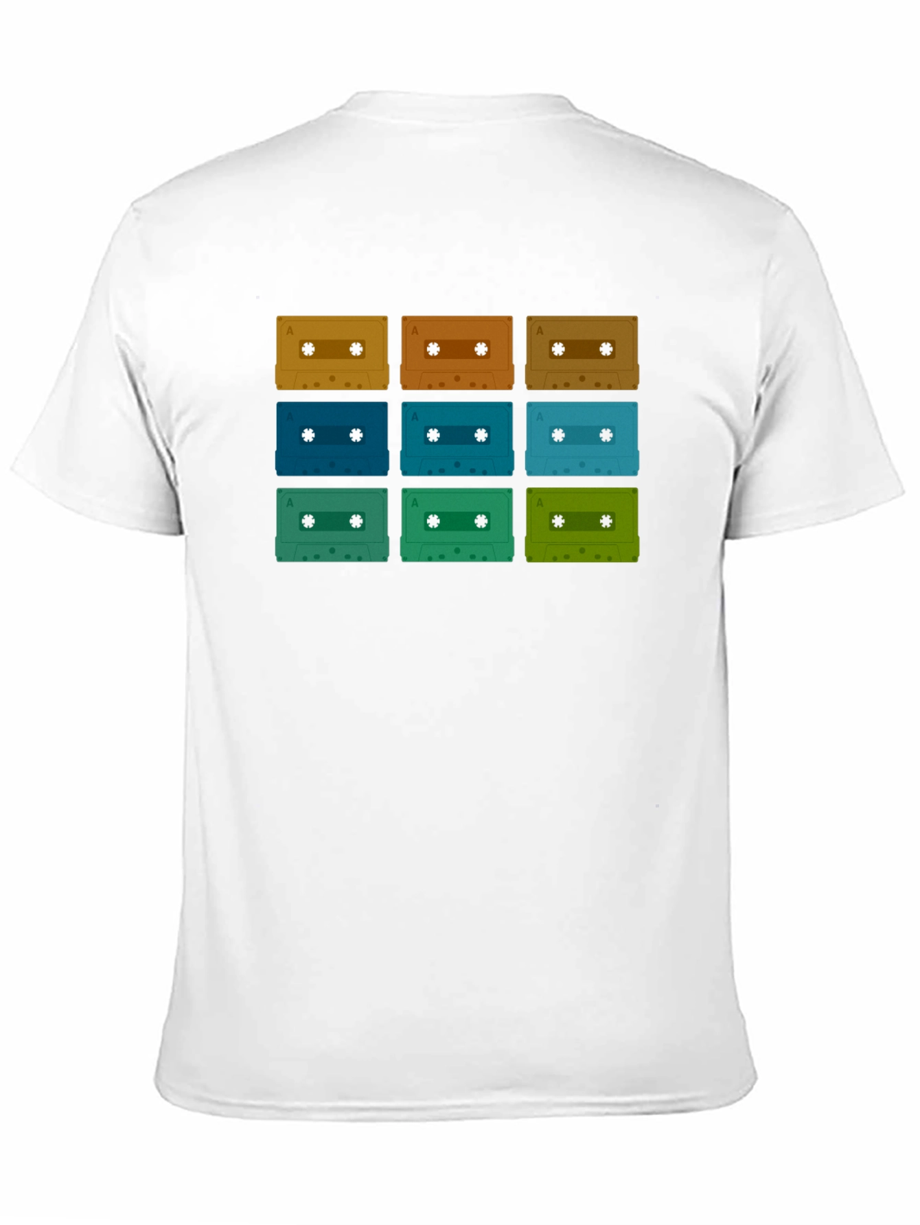 Retro Cassette Tape T-Shirt Cool 80s 90s Throwback