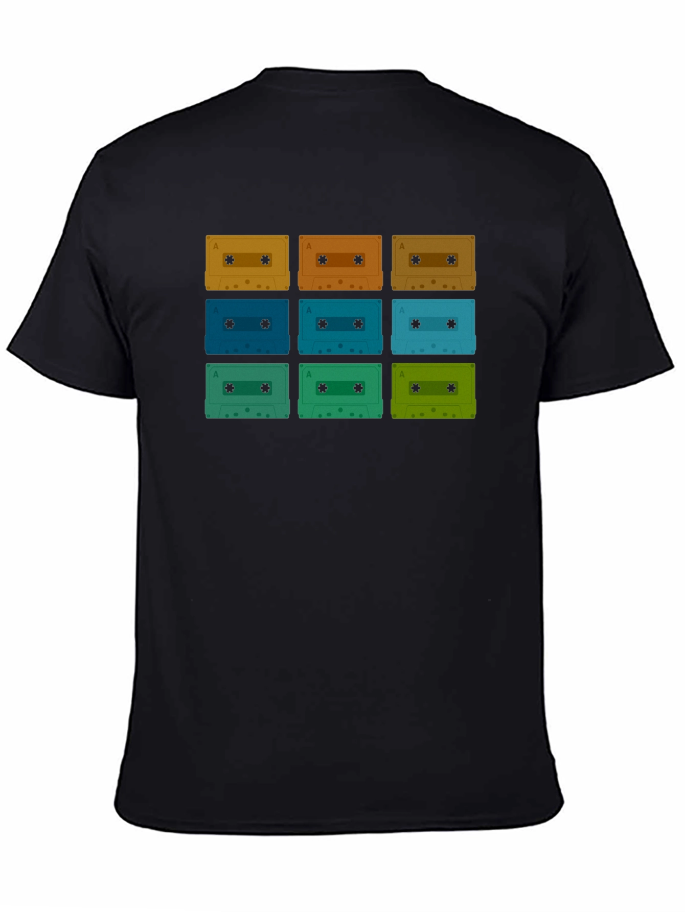 Retro Cassette Tape T-Shirt Cool 80s 90s Throwback