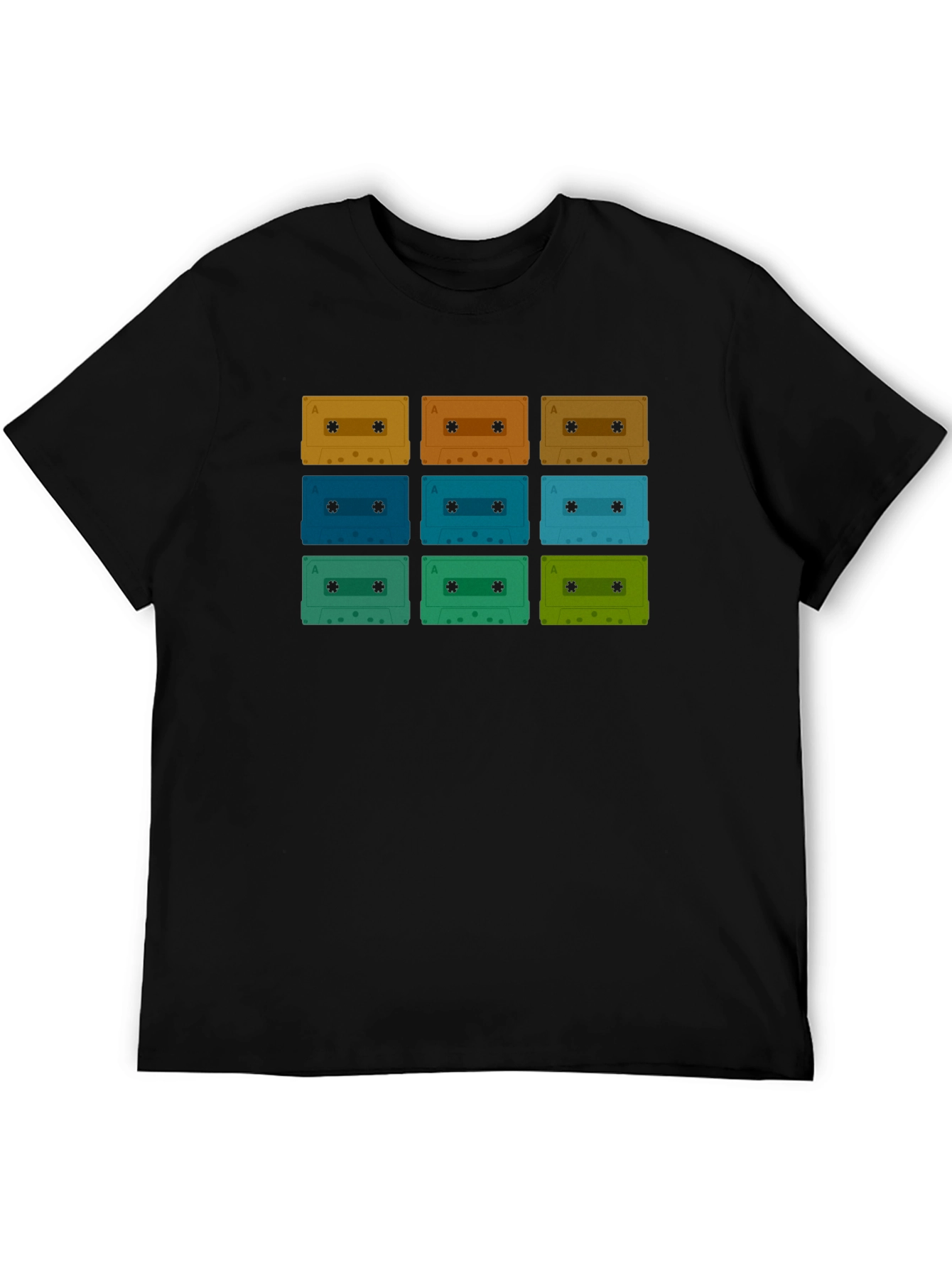 Retro Cassette Tape T-Shirt Cool 80s 90s Throwback