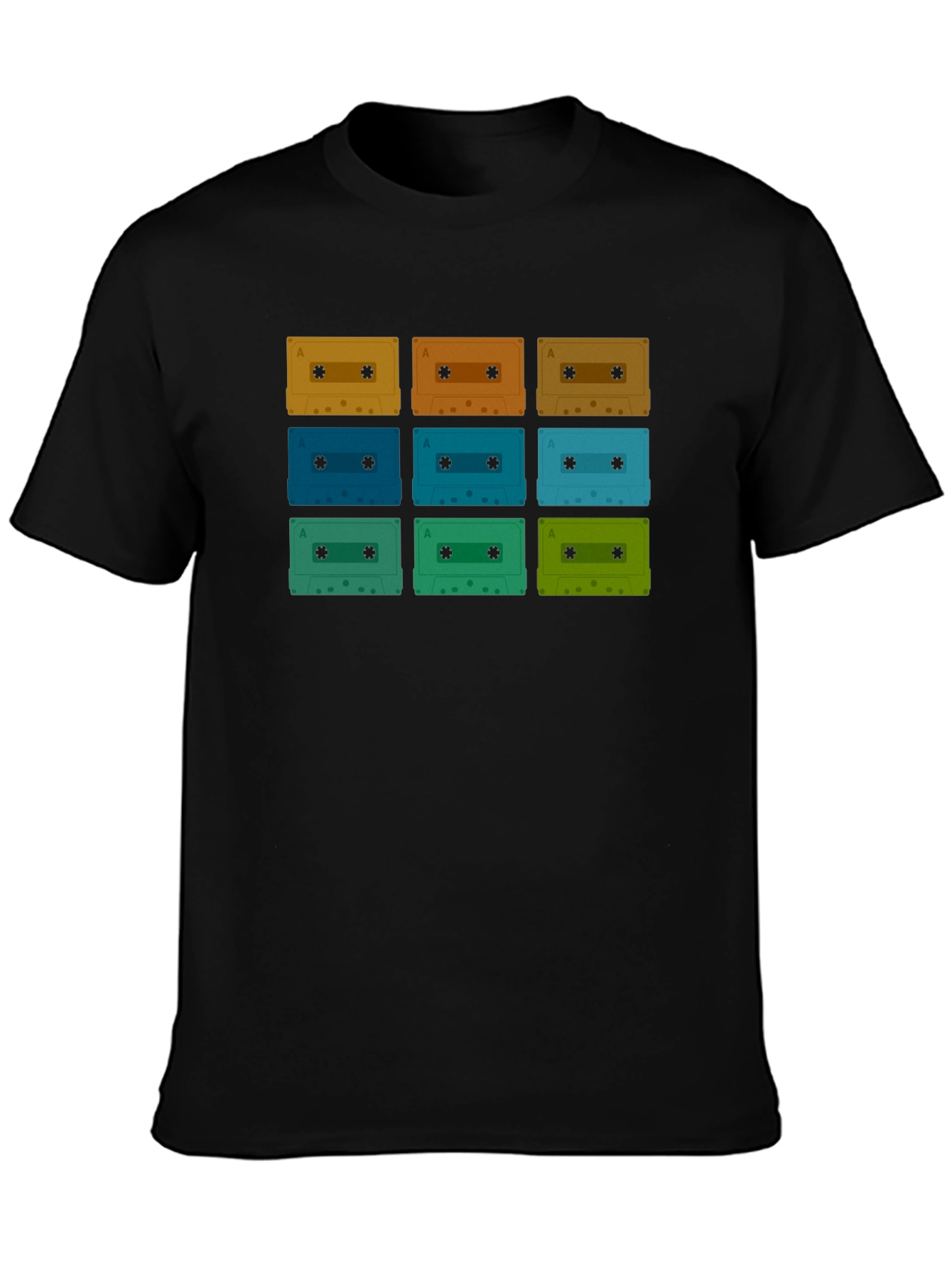 Retro Cassette Tape T-Shirt Cool 80s 90s Throwback