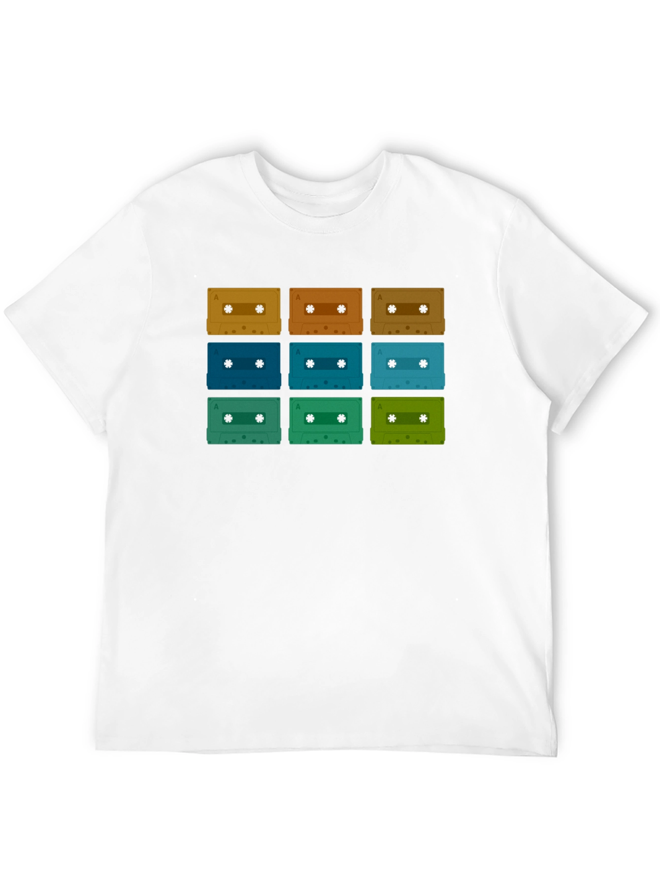 Retro Cassette Tape T-Shirt Cool 80s 90s Throwback