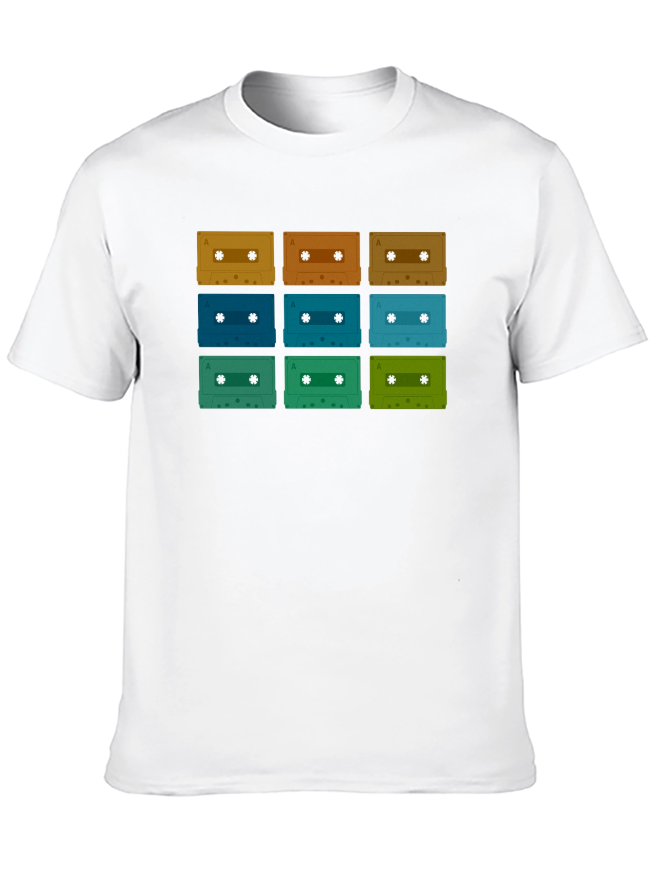 Retro Cassette Tape T-Shirt Cool 80s 90s Throwback