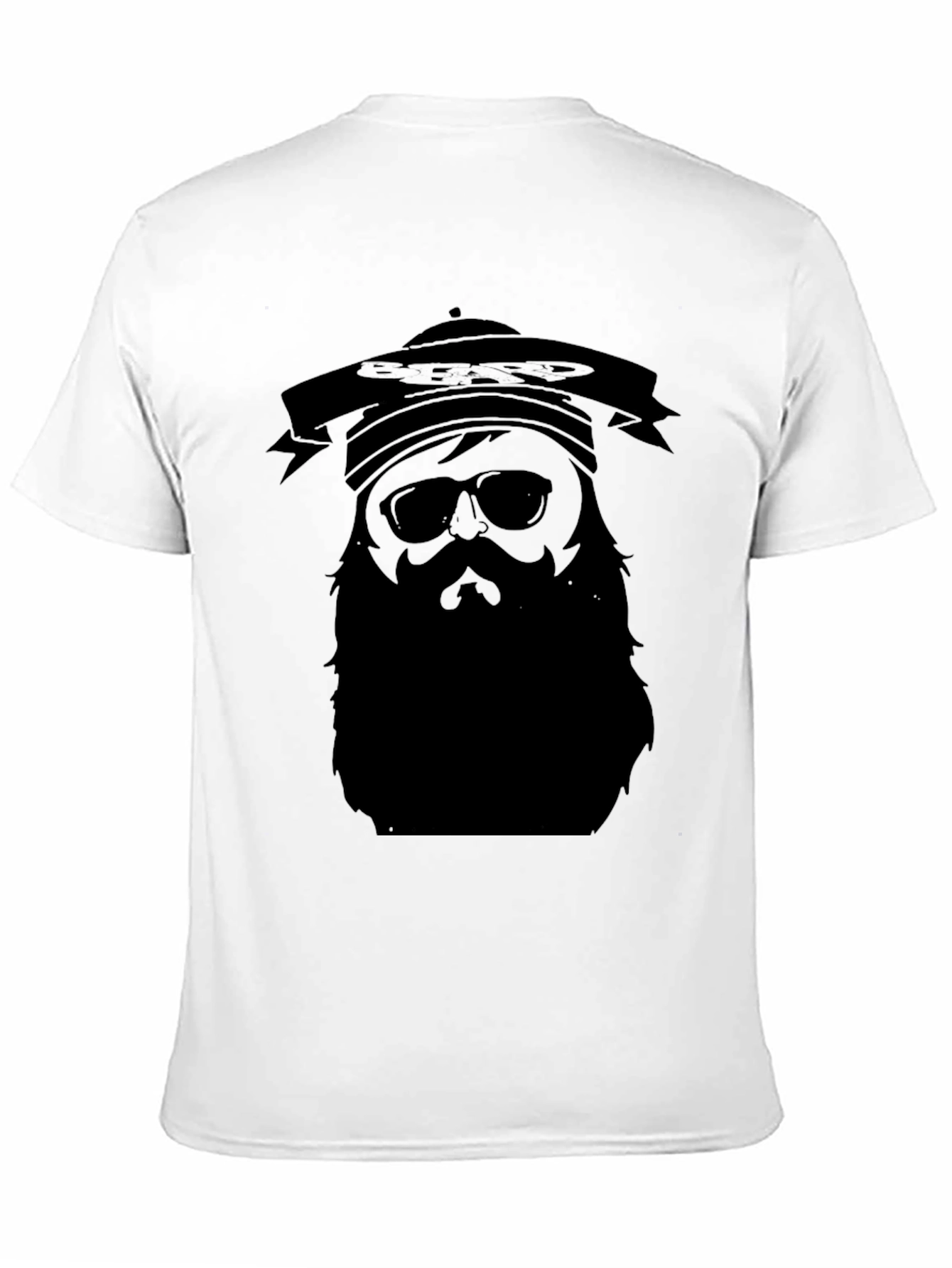 Bearded Man Graphic Tee - Cool & Stylish