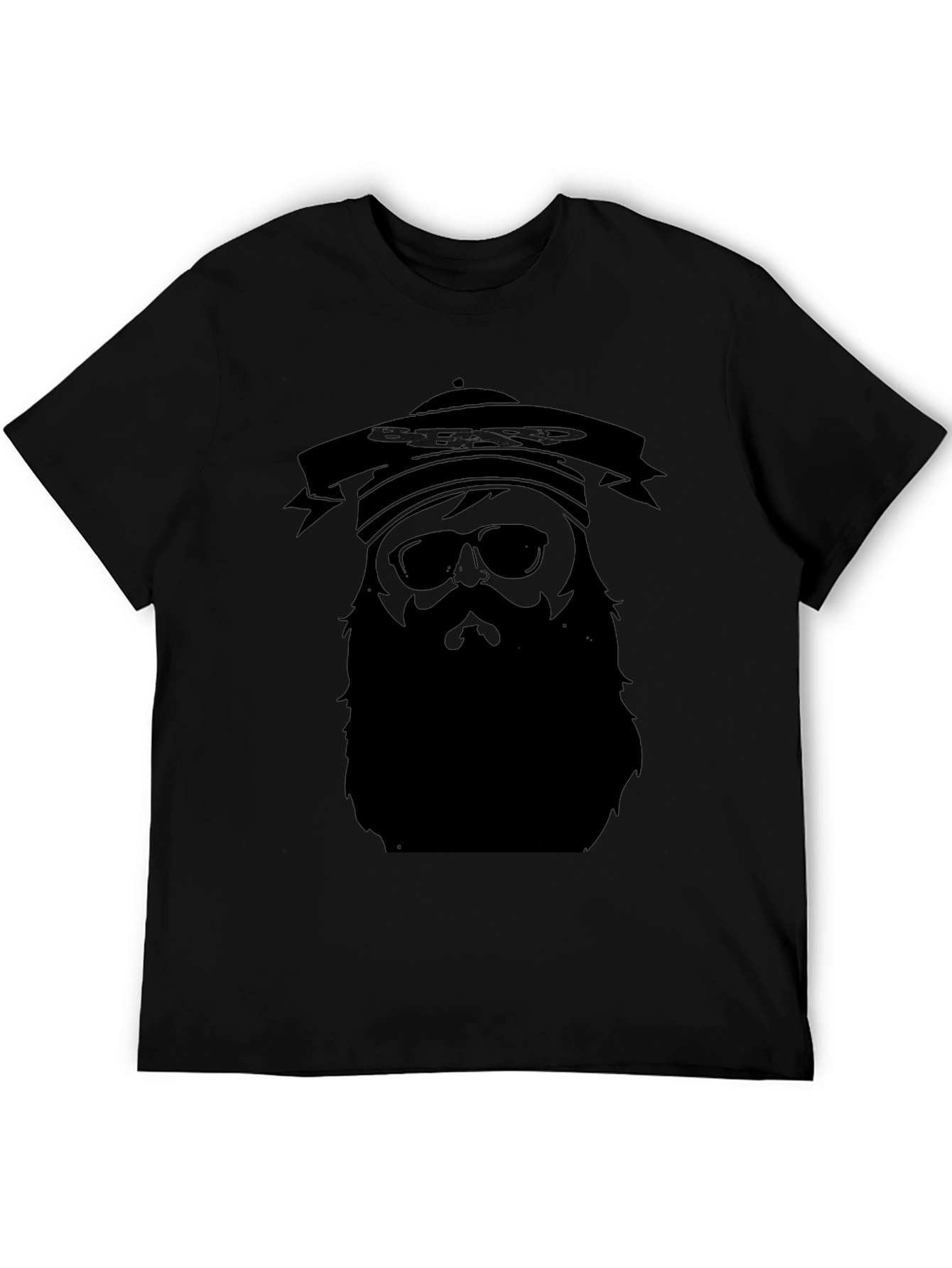 Bearded Man Graphic Tee - Cool & Stylish