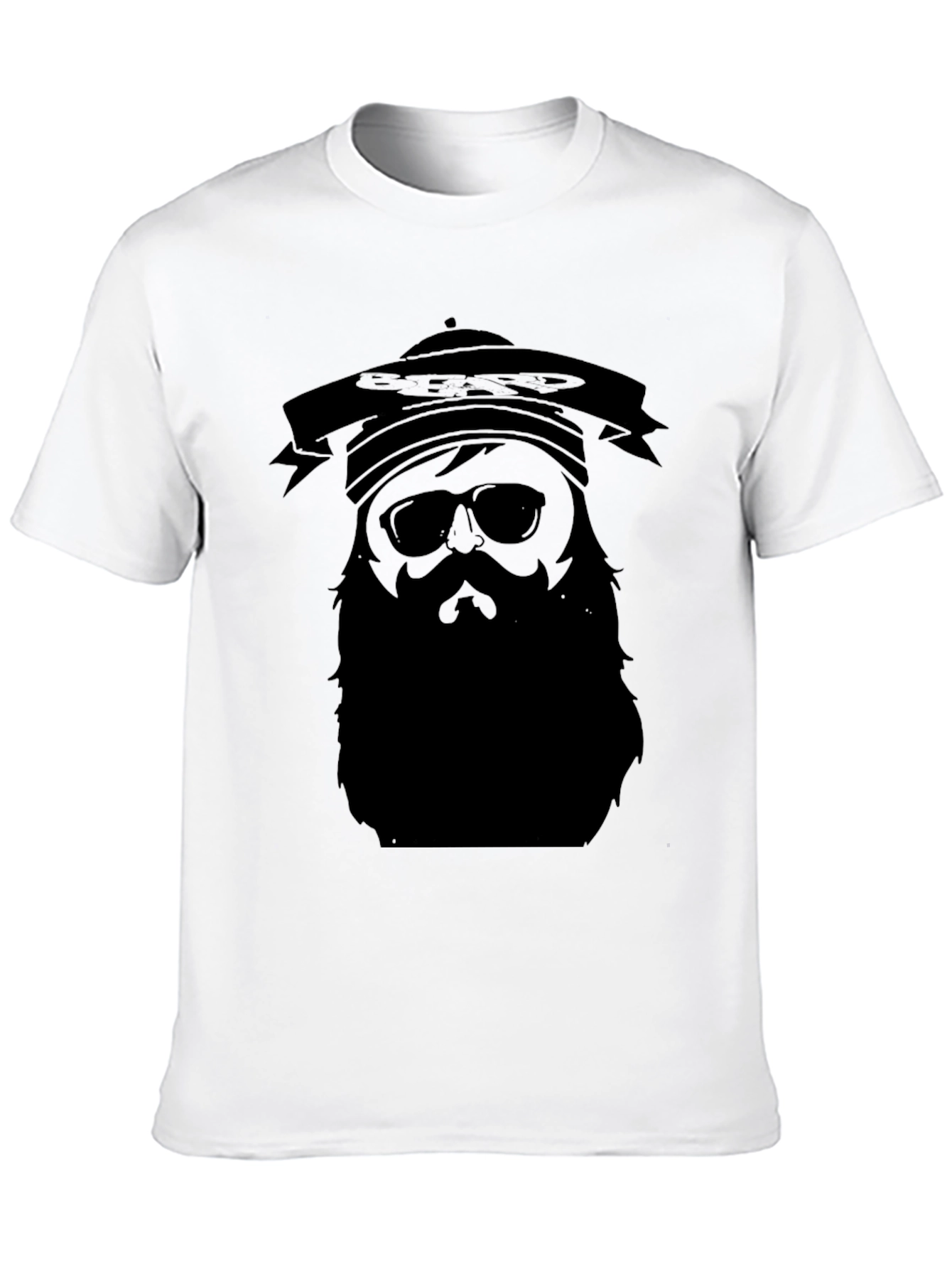 Bearded Man Graphic Tee - Cool & Stylish