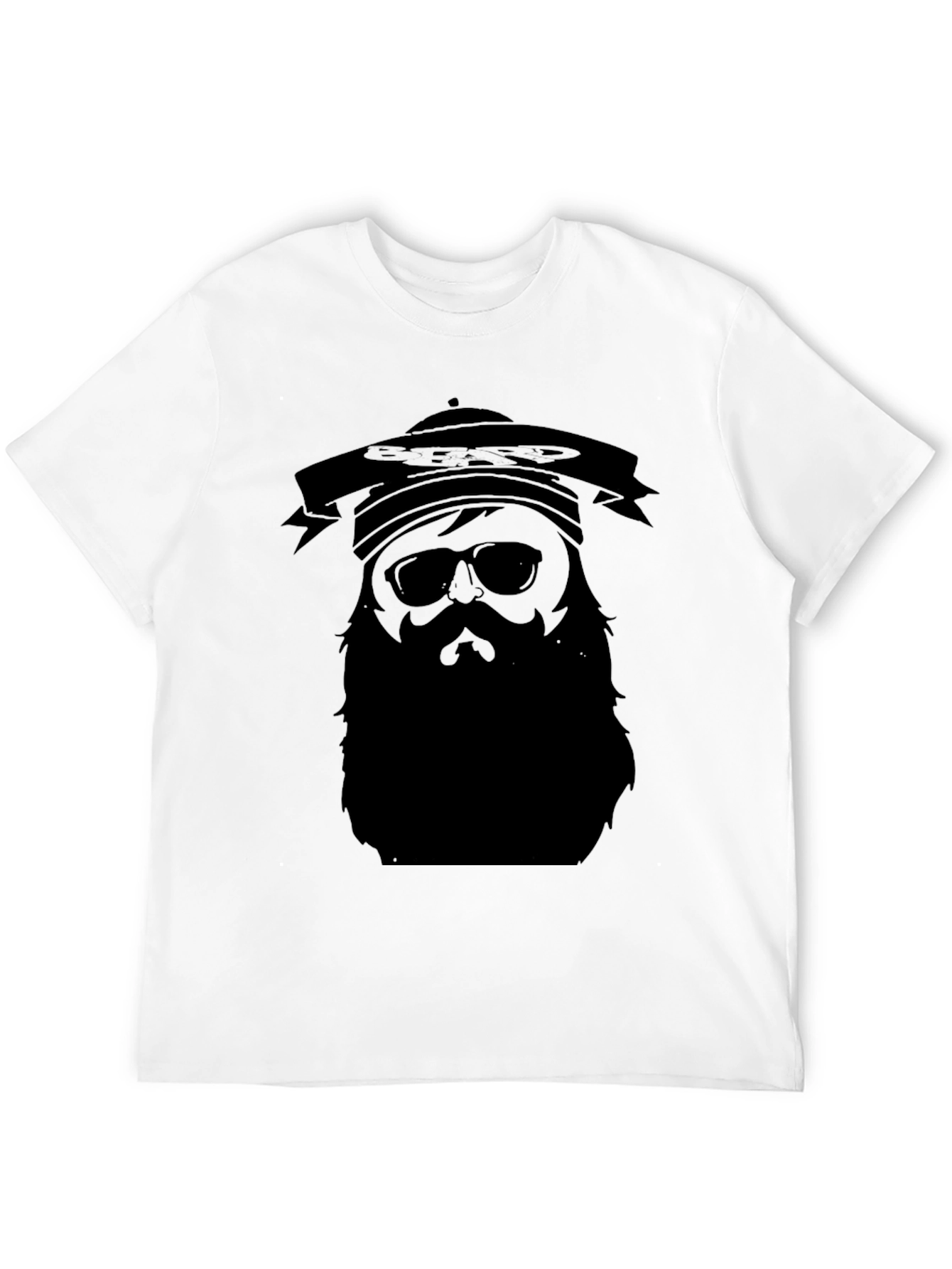 Bearded Man Graphic Tee - Cool & Stylish