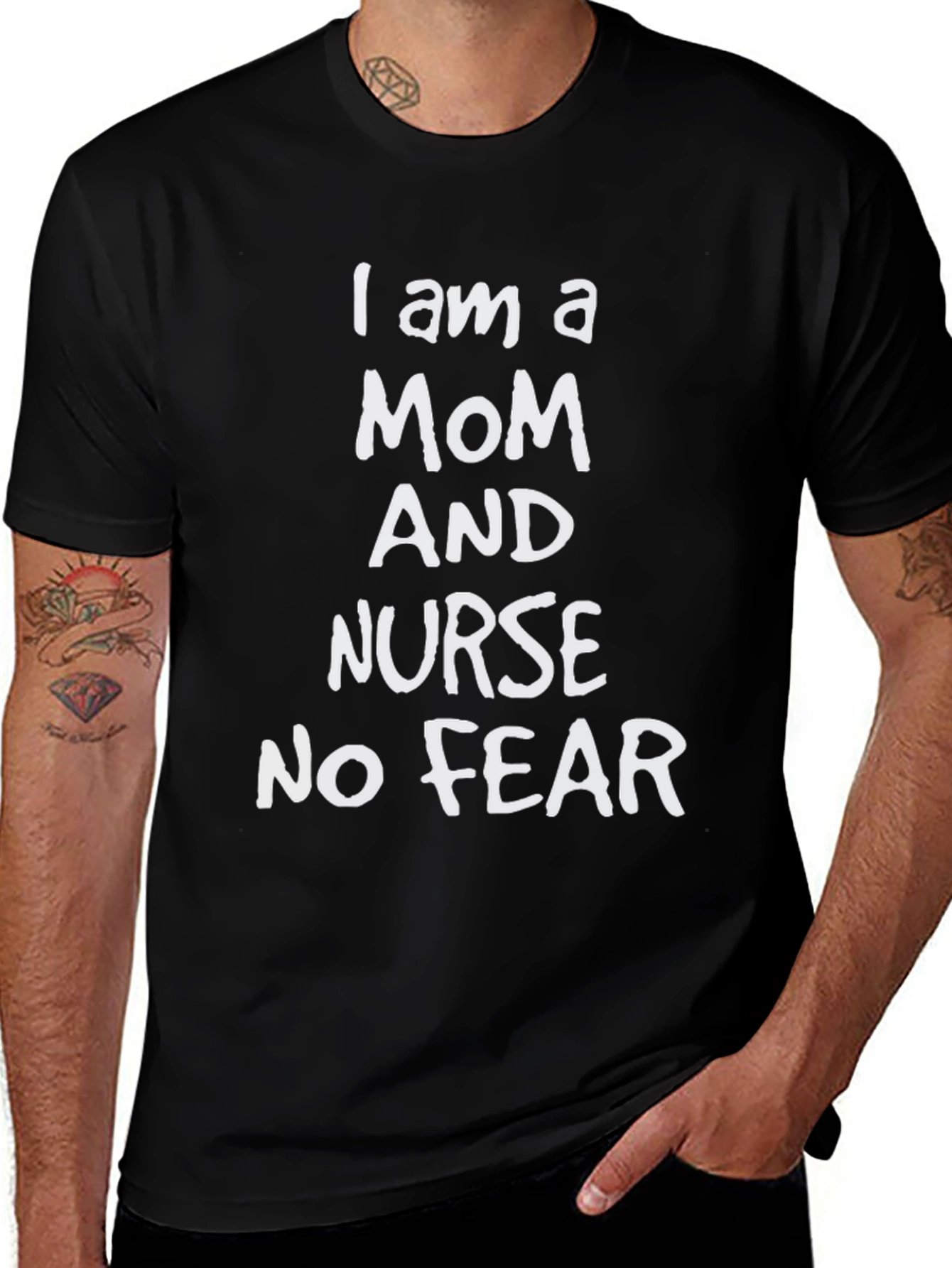 Mom and Nurse No Fear Graphic Tee