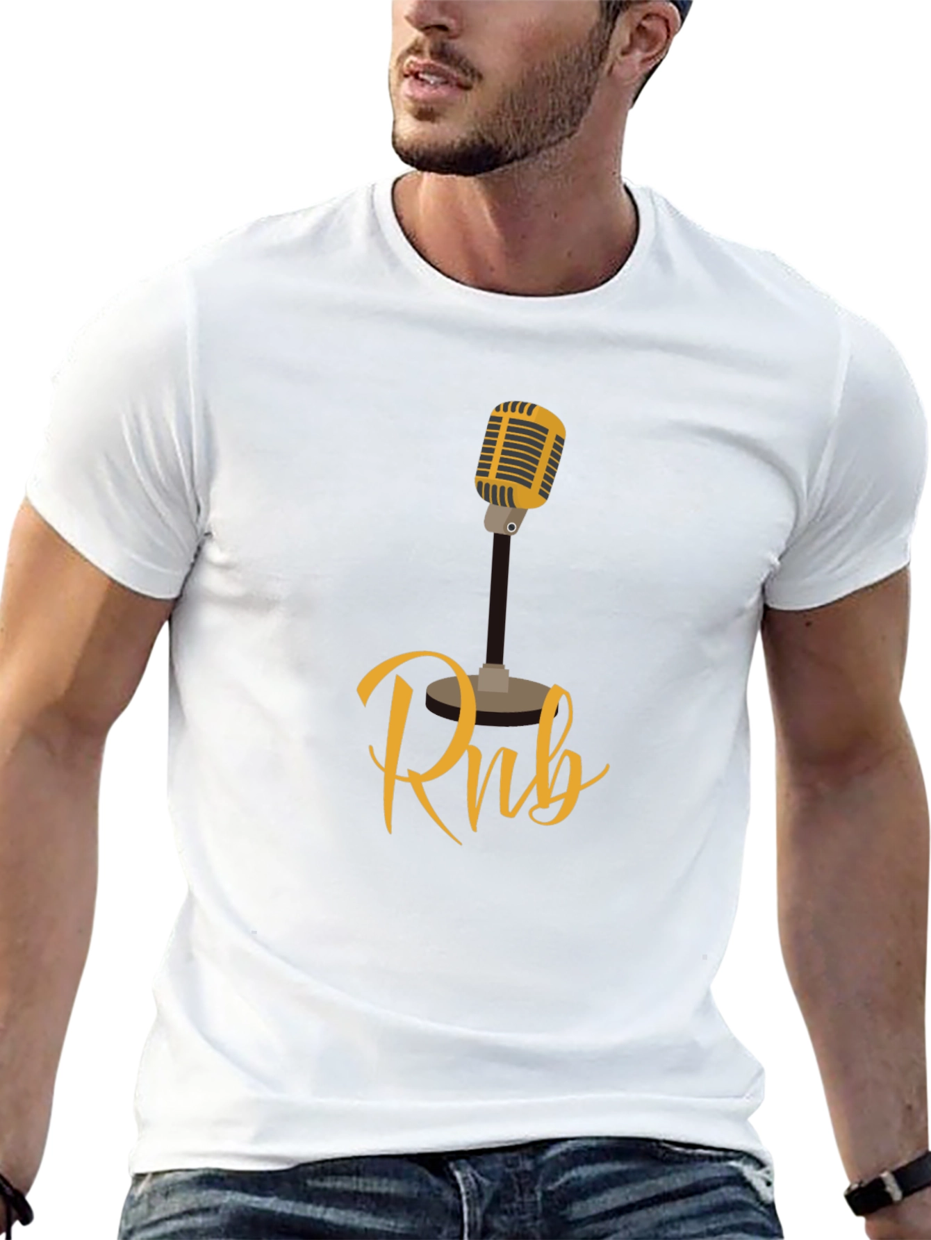 Rnb Microphone Graphic T-Shirt