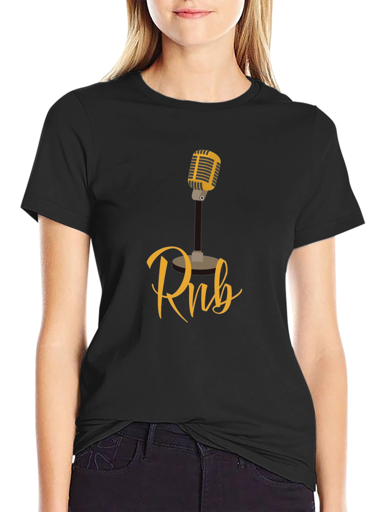 Rnb Microphone Graphic T-Shirt