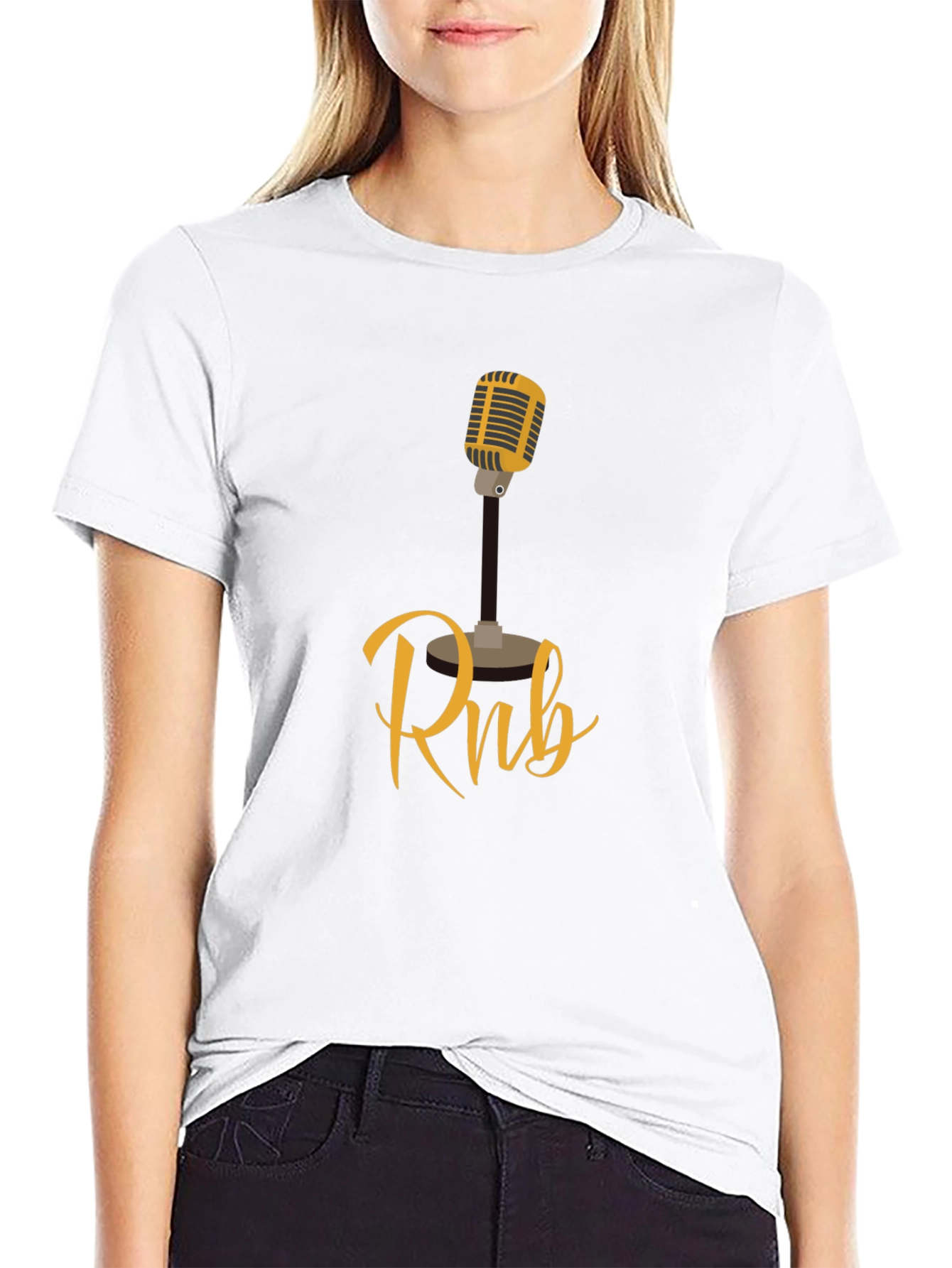Rnb Microphone Graphic T-Shirt