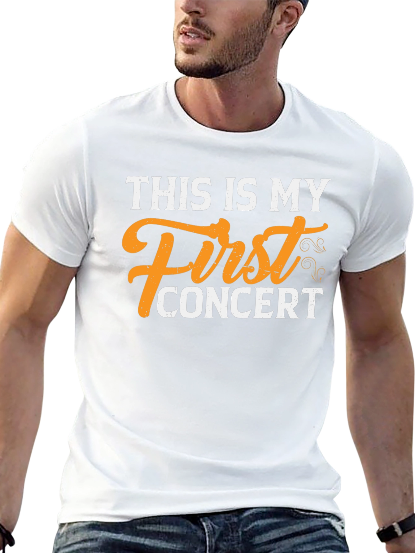 First Concert T-Shirt - Black Cotton Tee