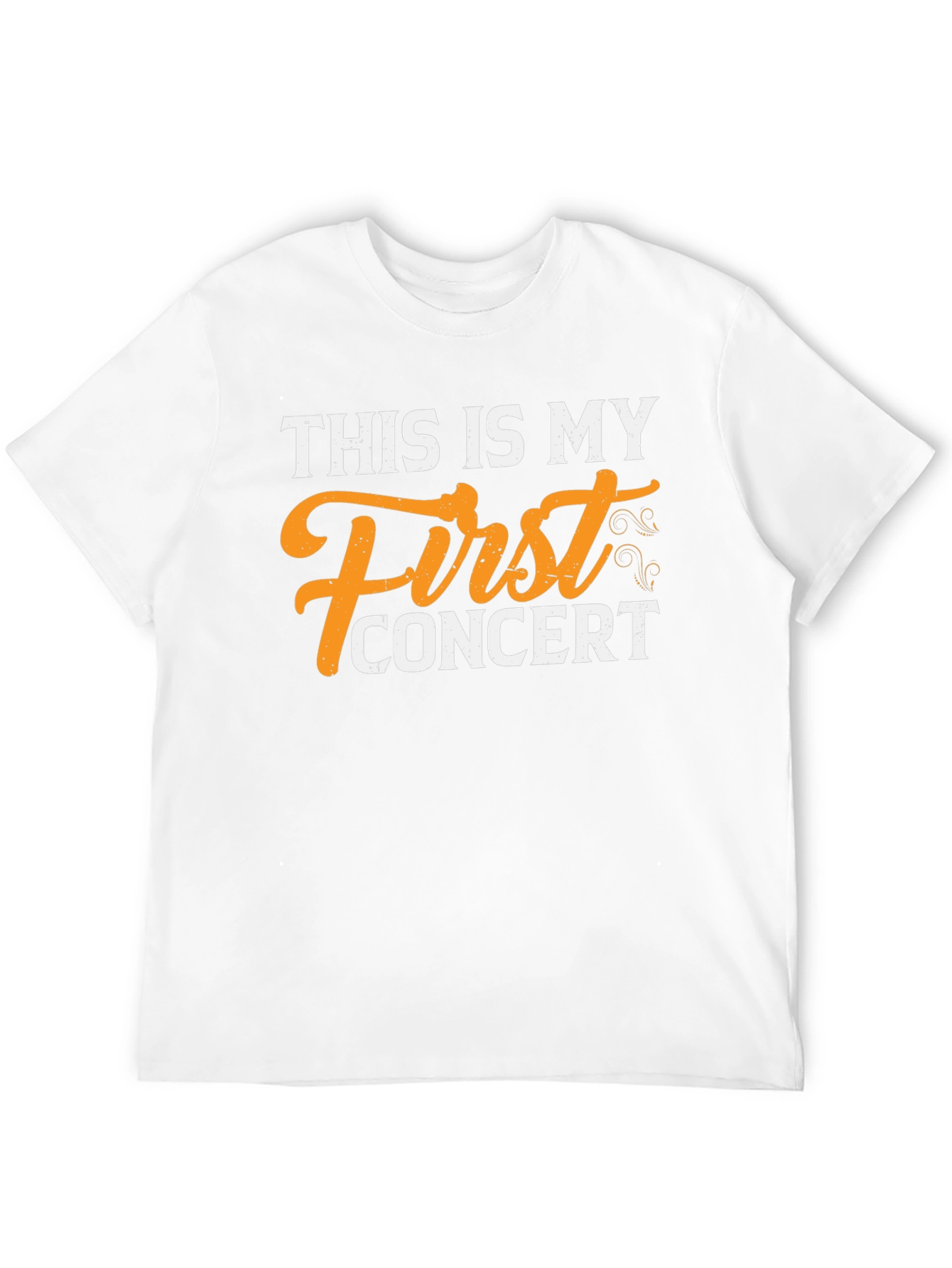 First Concert T-Shirt - Black Cotton Tee