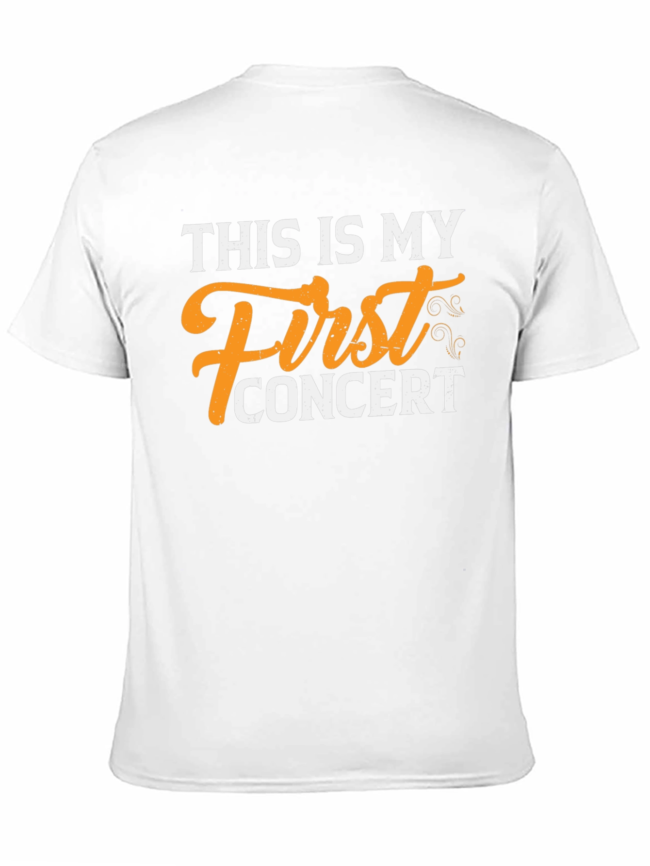 First Concert T-Shirt - Black Cotton Tee