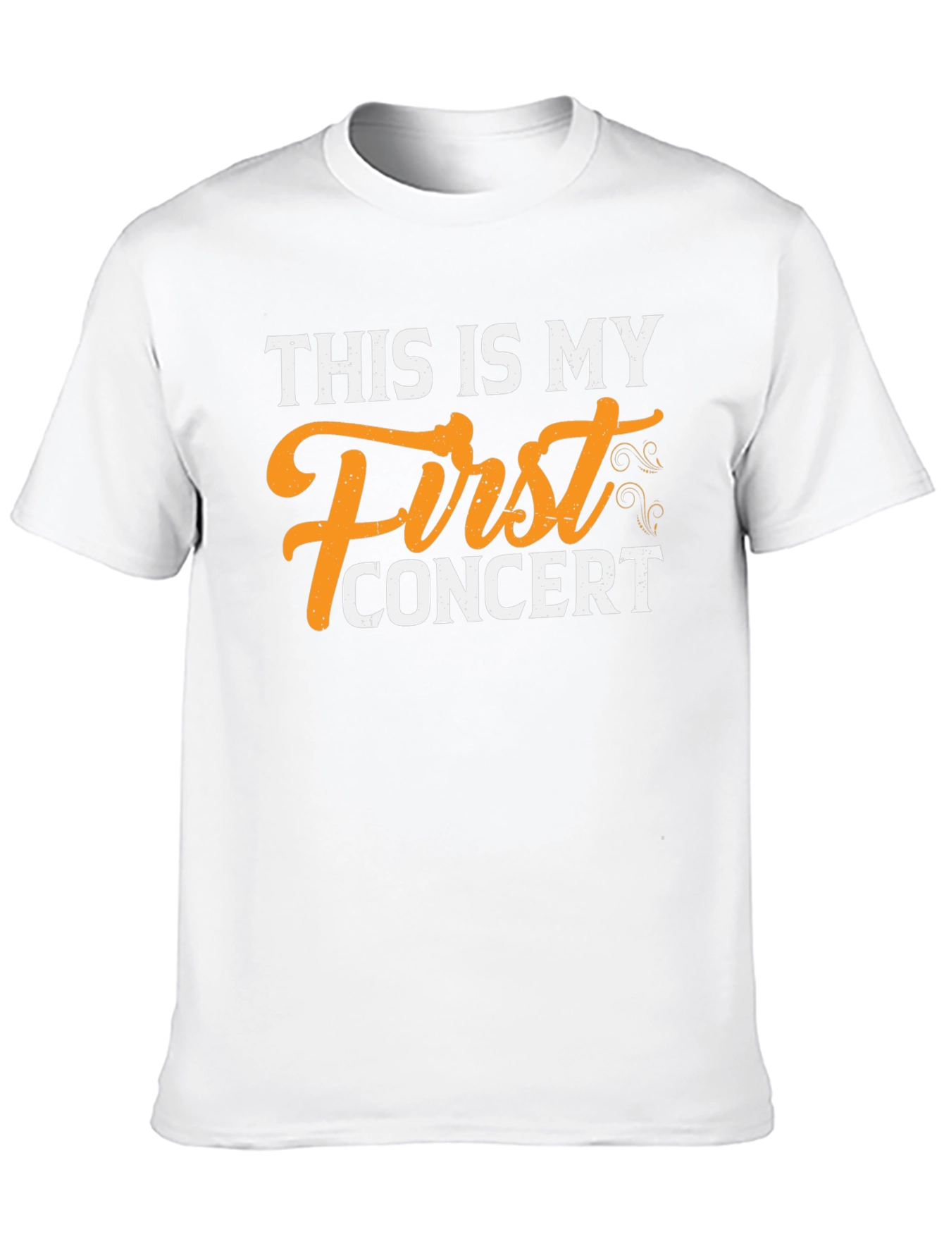 First Concert T-Shirt - Black Cotton Tee