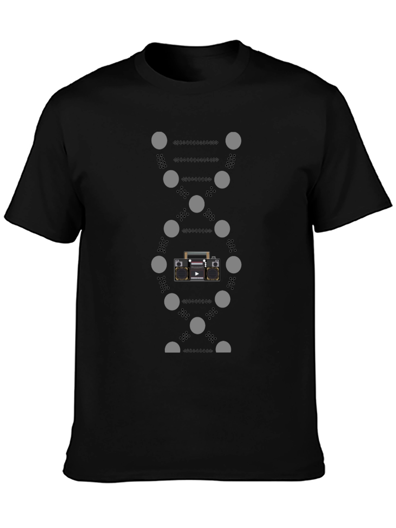 Boombox DNA Graphic Tee - Music Lover Style
