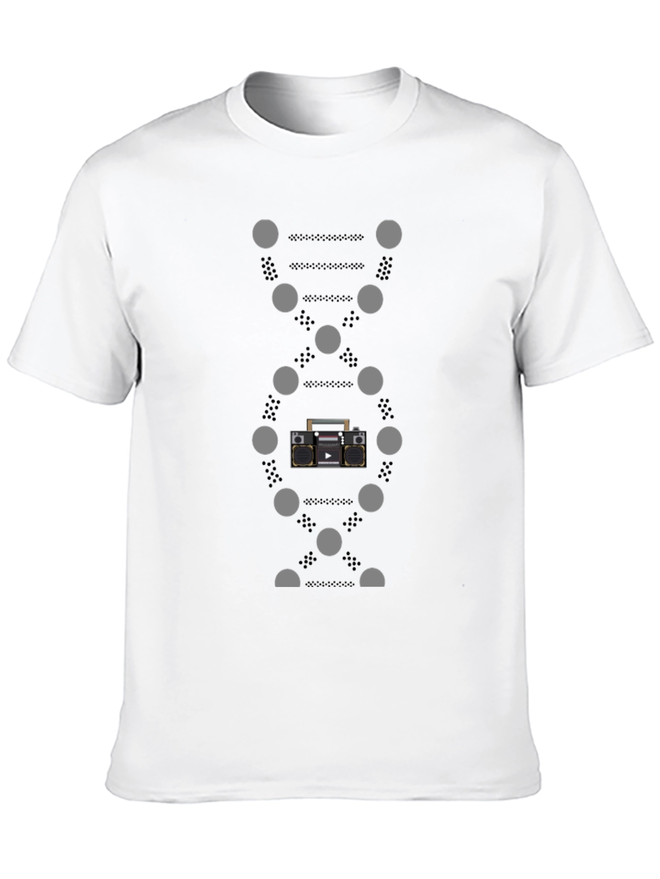 Boombox DNA Graphic Tee - Music Lover Style