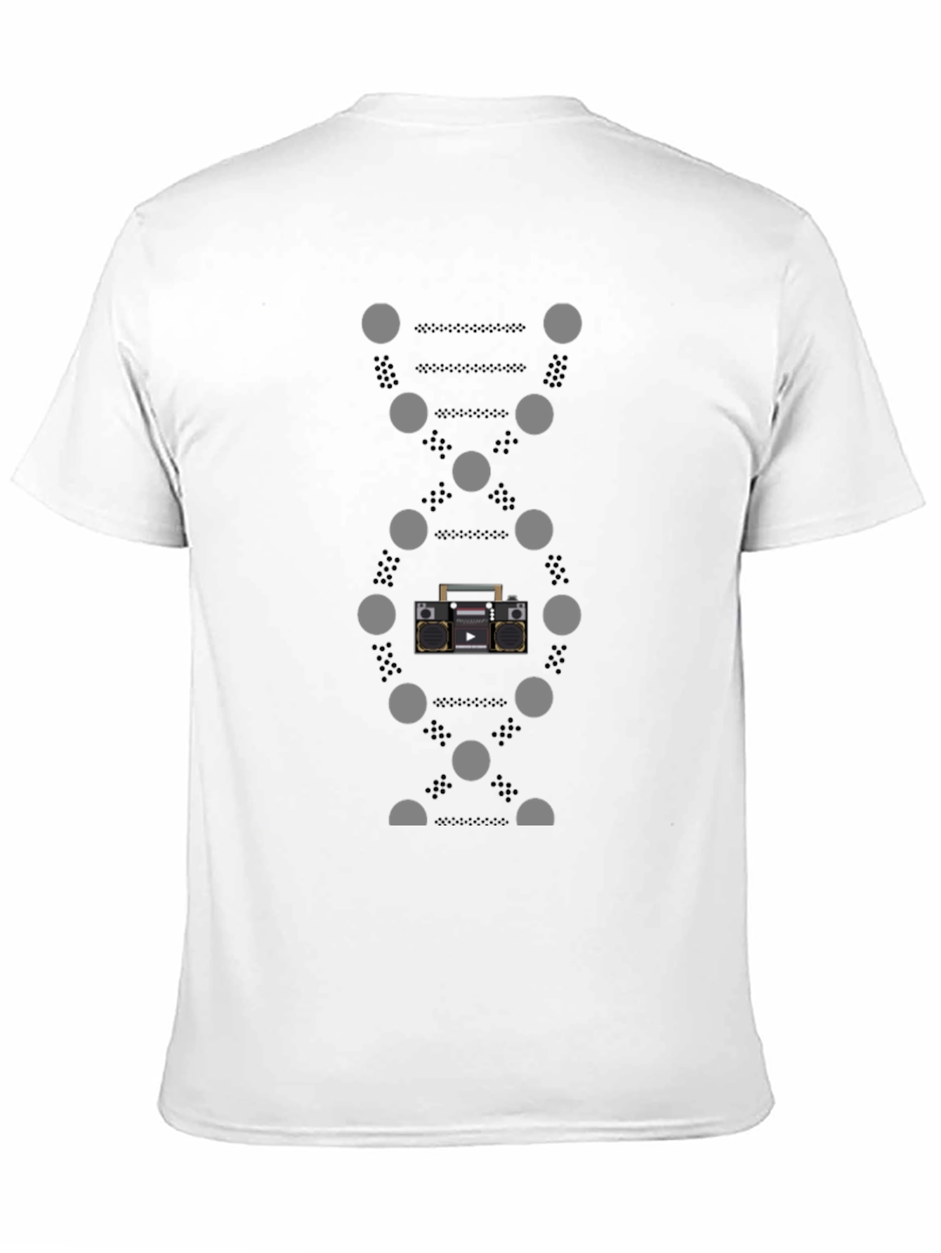Boombox DNA Graphic Tee - Music Lover Style