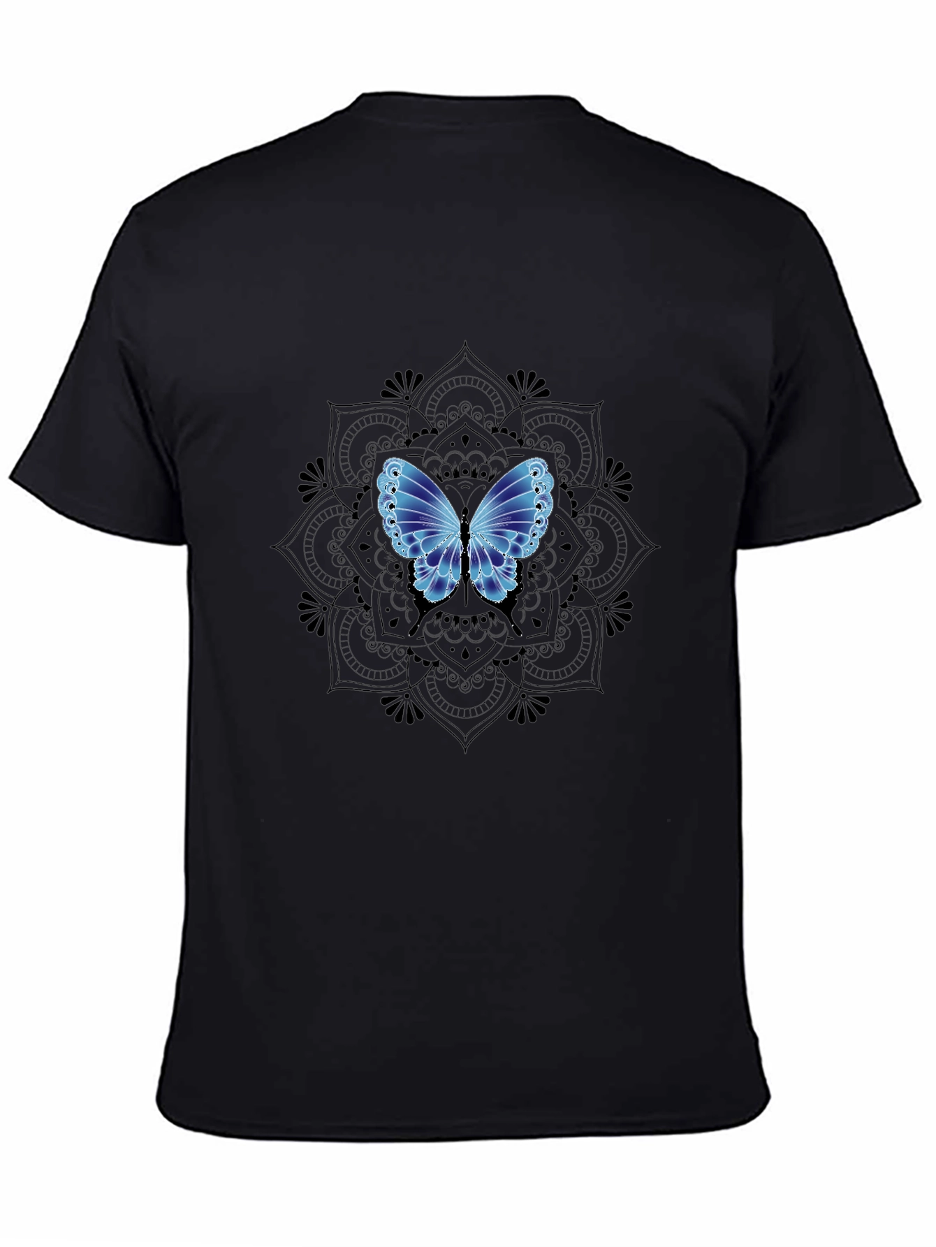 Butterfly Mandala Graphic T-Shirt