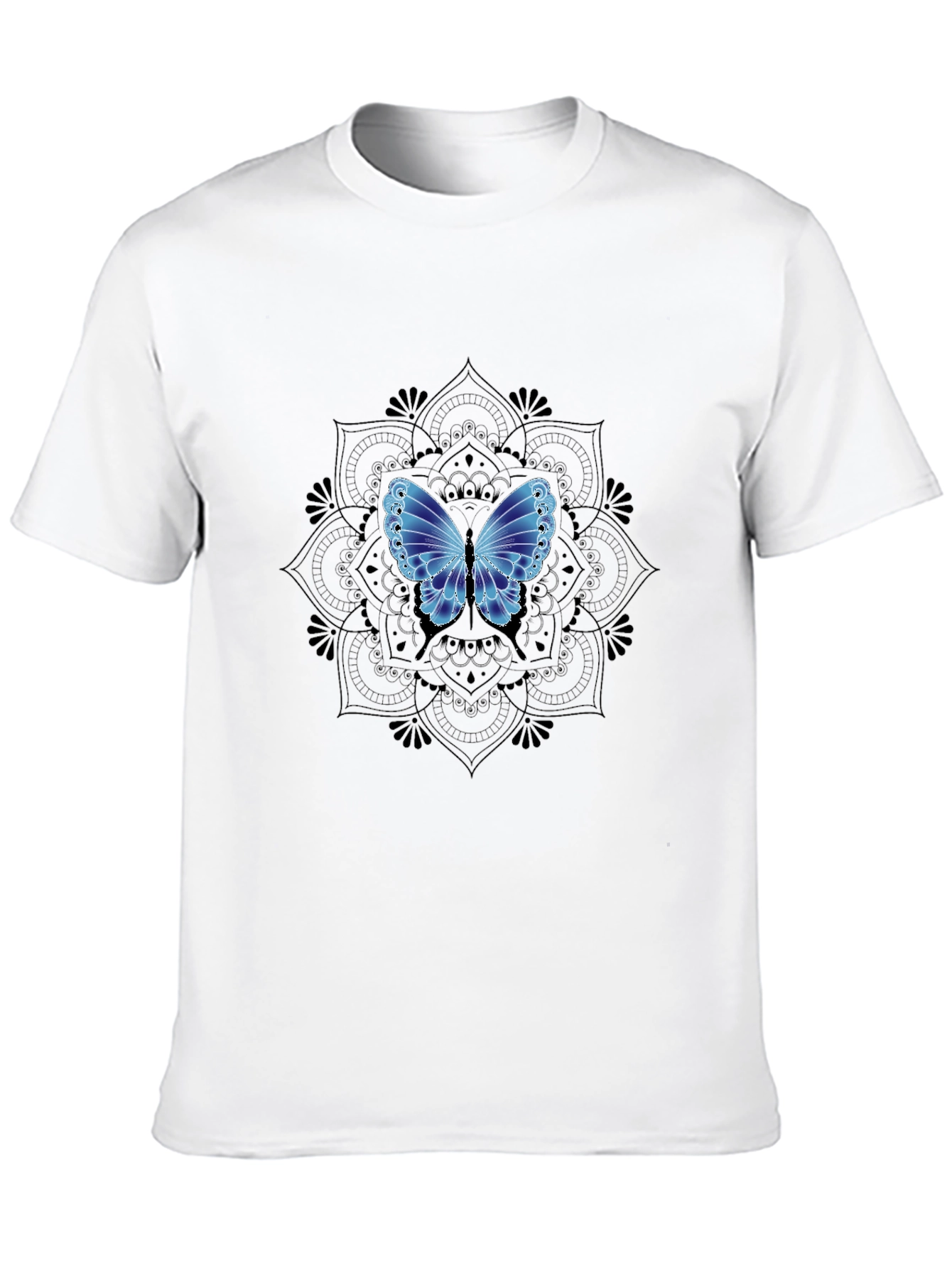 Butterfly Mandala Graphic T-Shirt