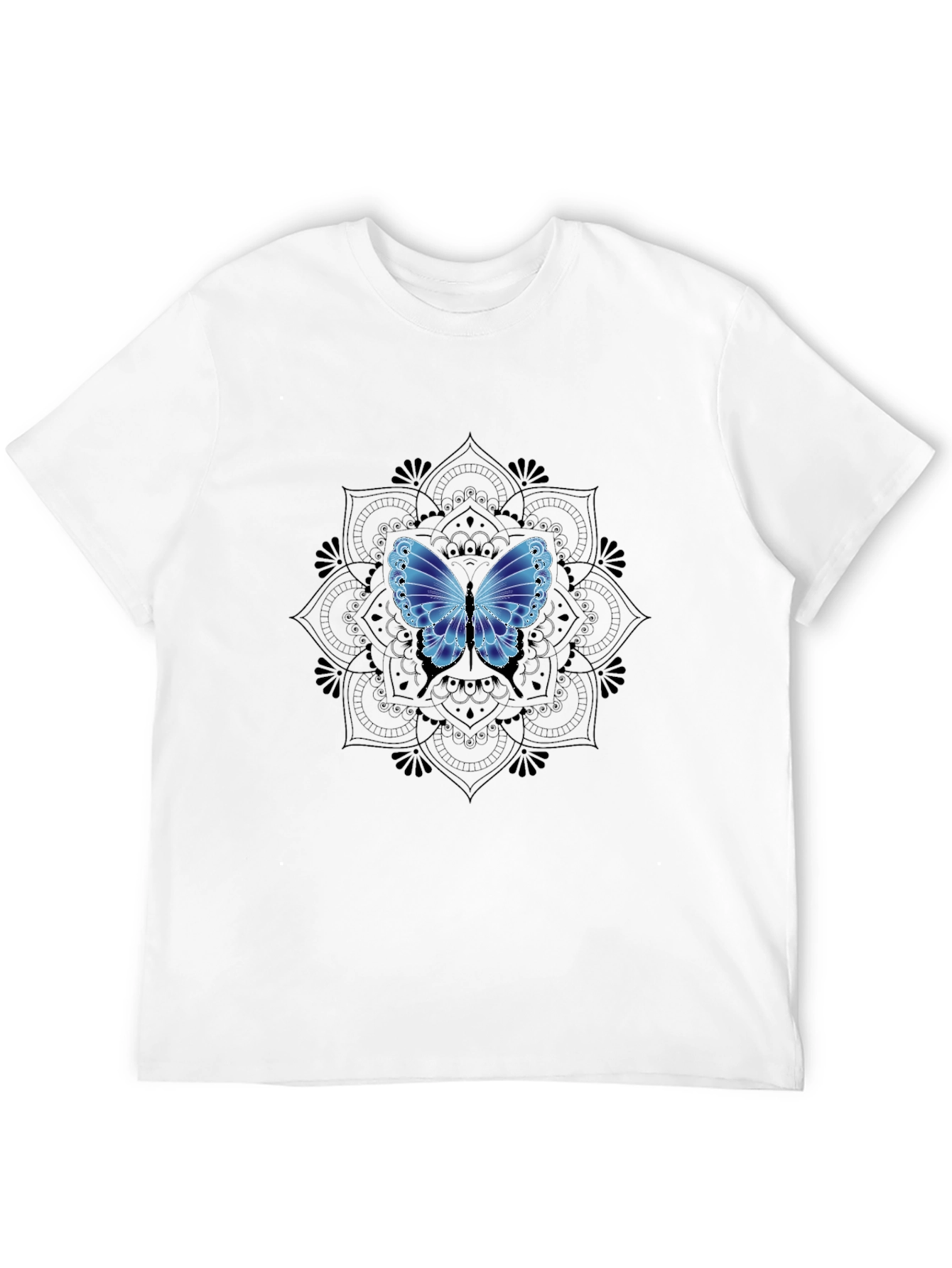 Butterfly Mandala Graphic T-Shirt
